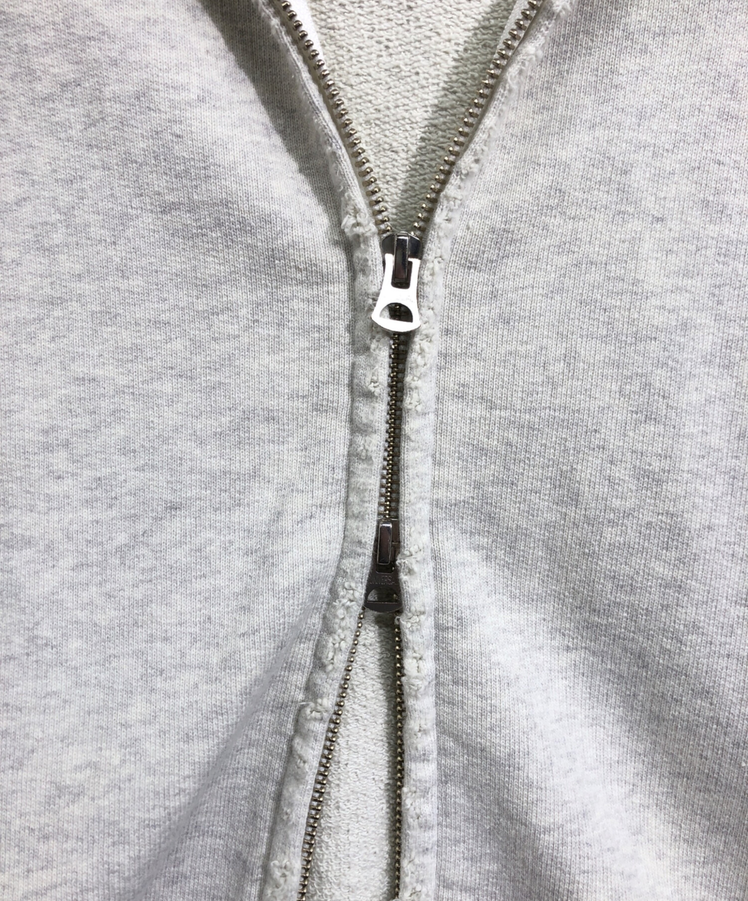 中古・古着通販】ANCELLM (アンセルム) クラッシュジップフーディ