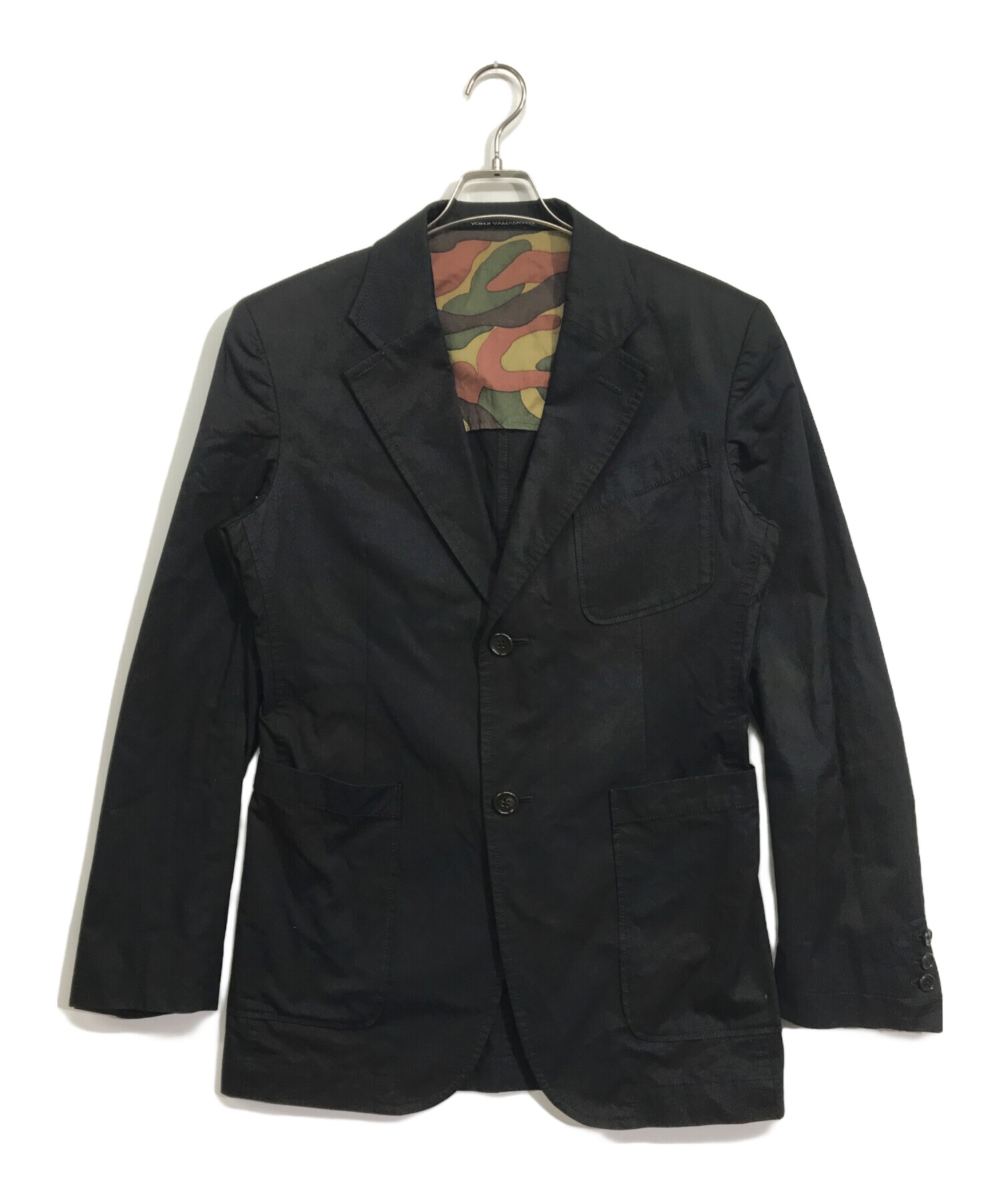 YOHJI YAMAMOTO ヨウジヤマモト 黒 テーラードジャケット S 中古・古着通販】s'yte yohji yamamoto (サイト ヨウジヤマモト