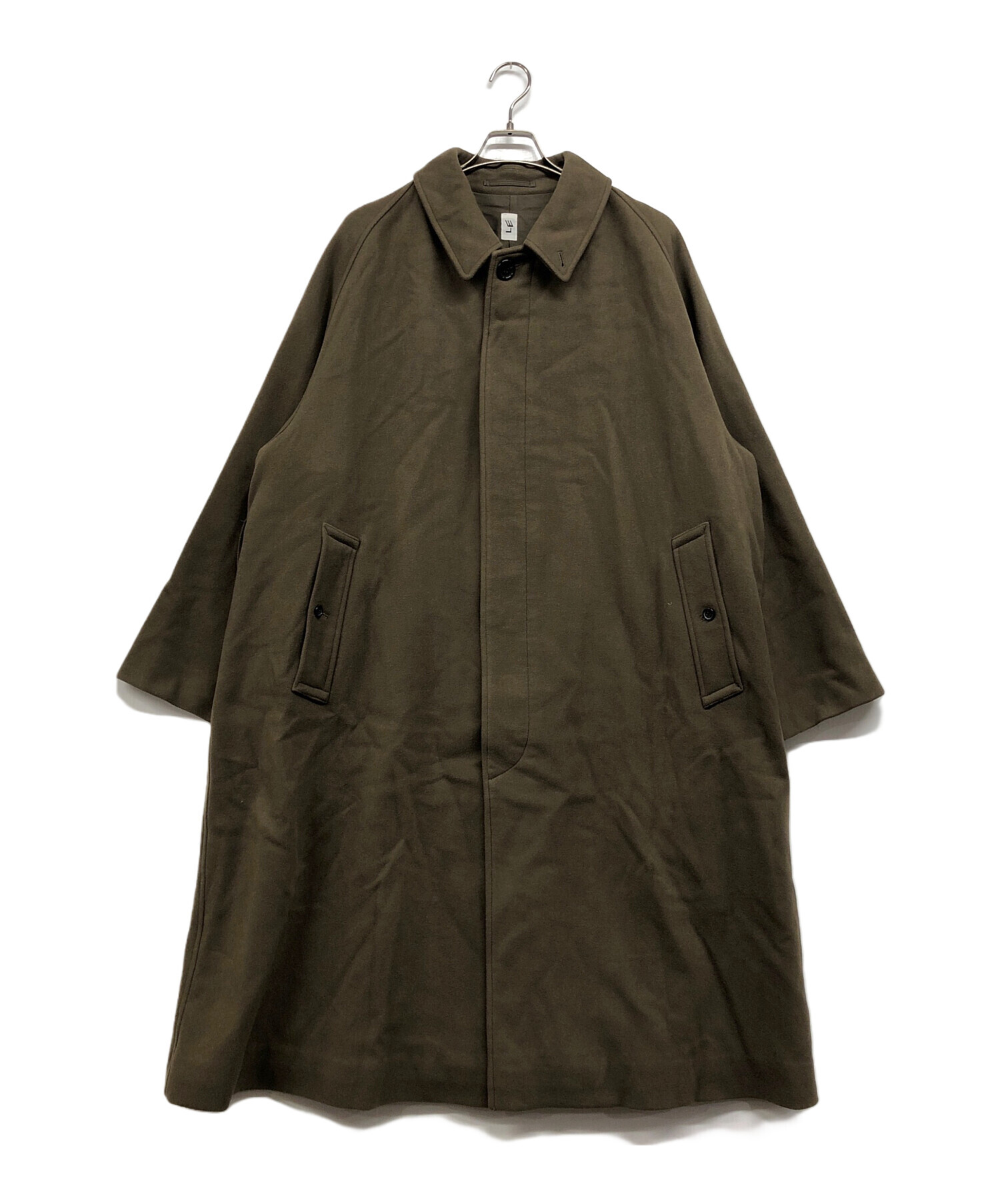 中古・古着通販】LE (エルイー) WOOL Balcollar Coat カーキ サイズ:3