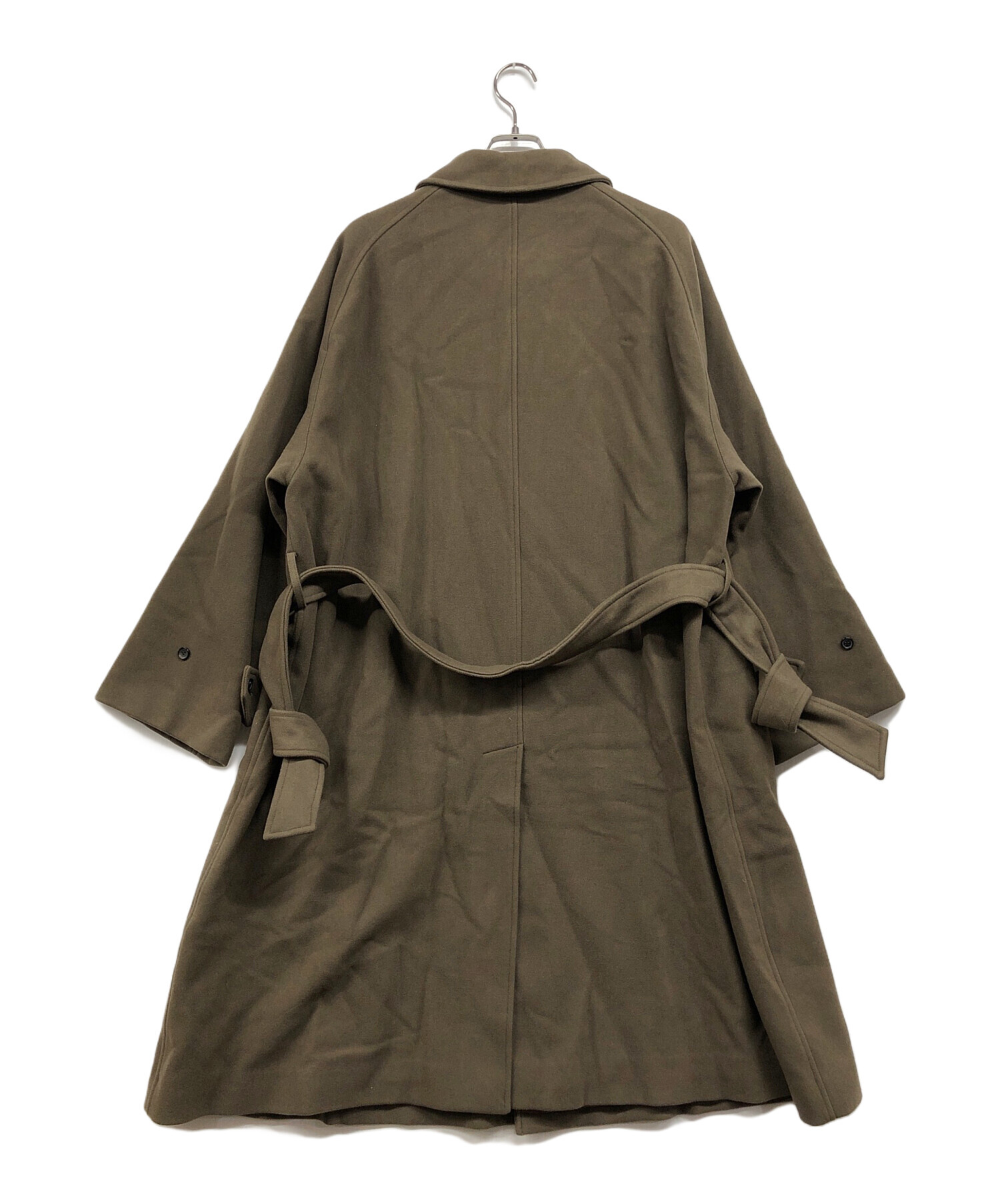 【サイズ3】LE エルイー WOOL Balcollar Coat 中古・古着通販】LE (エルイー) WOOL Balcollar Coat カーキ