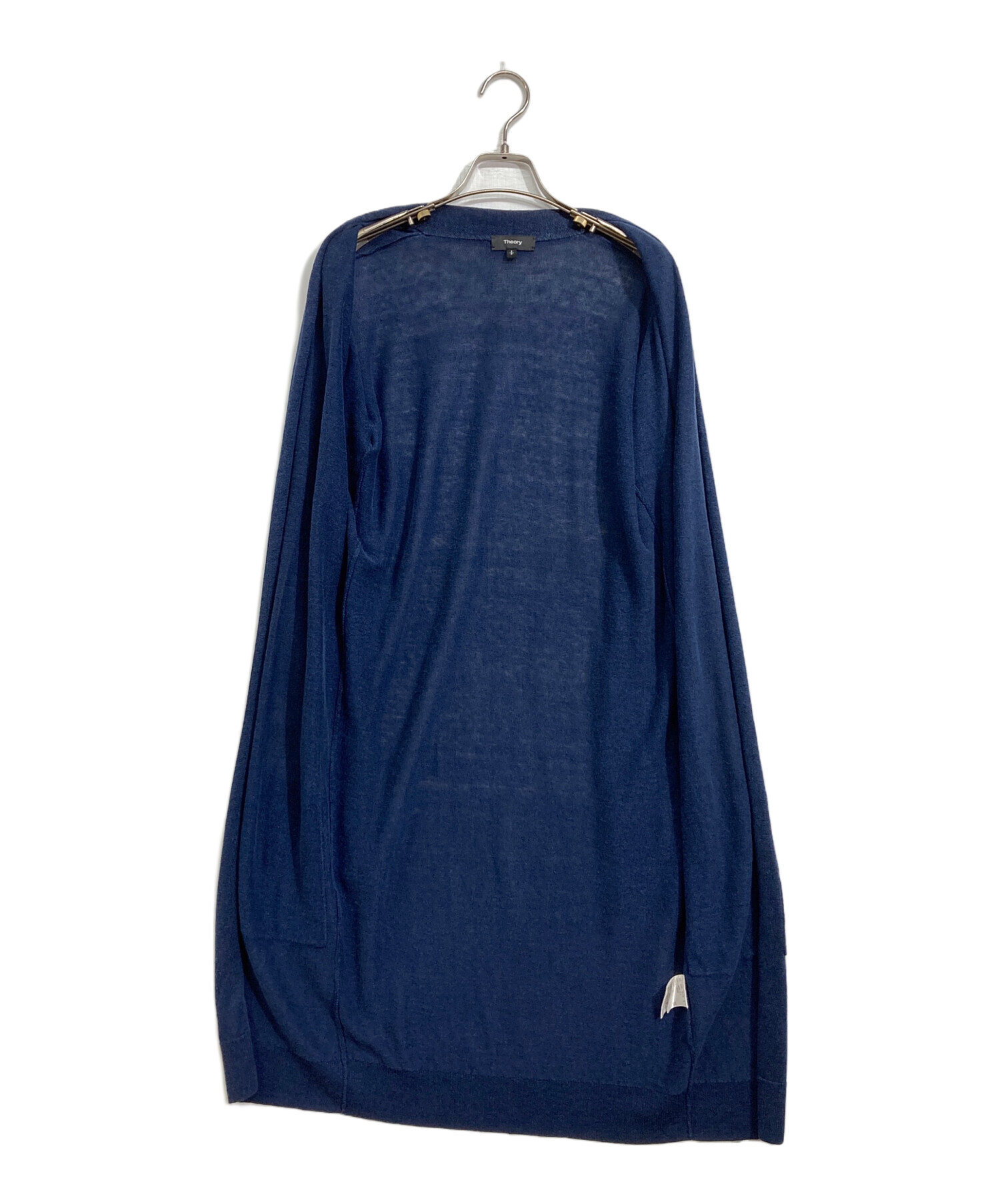【Yu K】theory セオリー カーディガン　新品未使用・タグ付き 中古・古着通販】theory (セオリー) リネン混ロングカーディガン