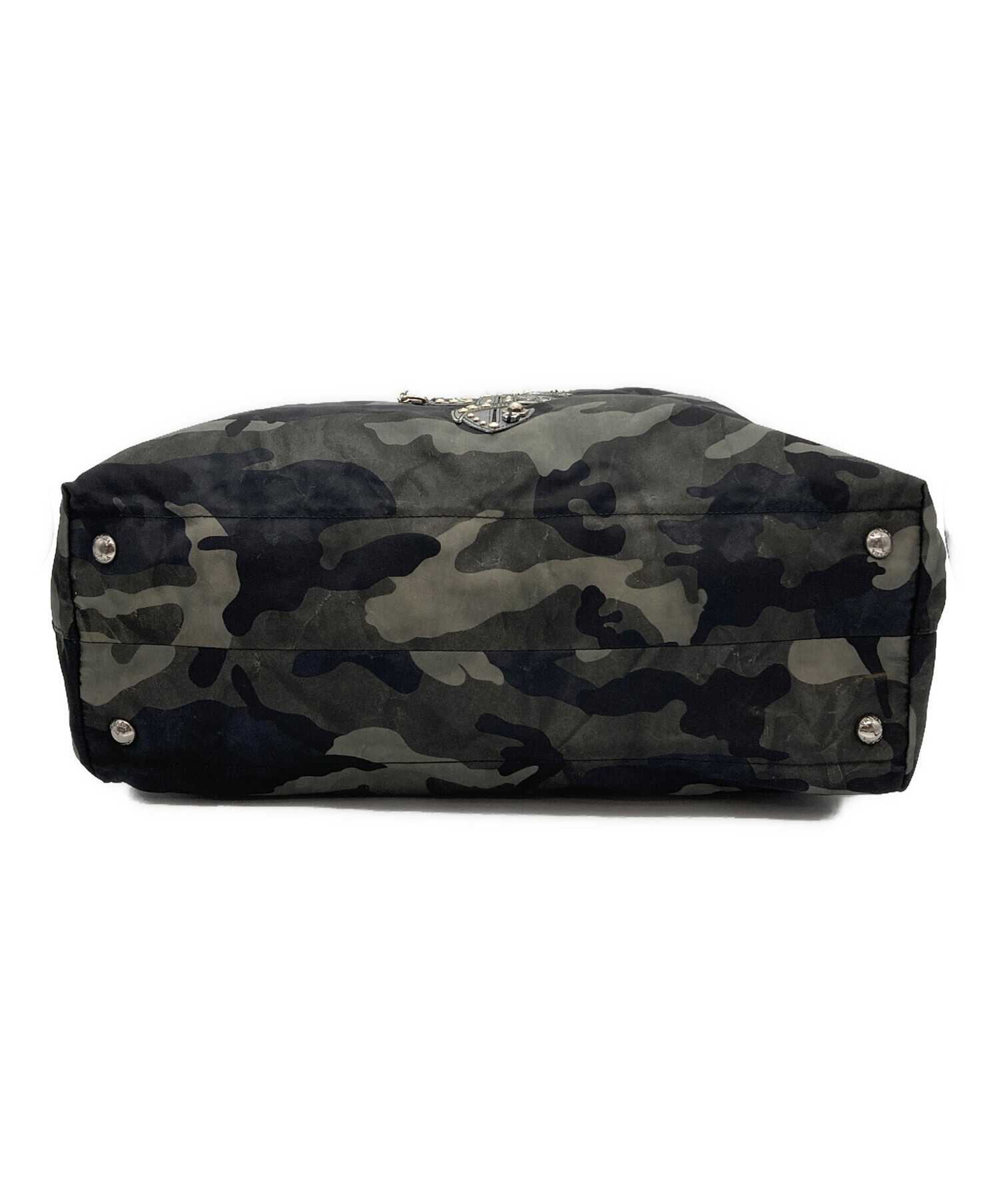 中古・古着通販】PRADA (プラダ) カモフラ柄トートバッグ グリーン