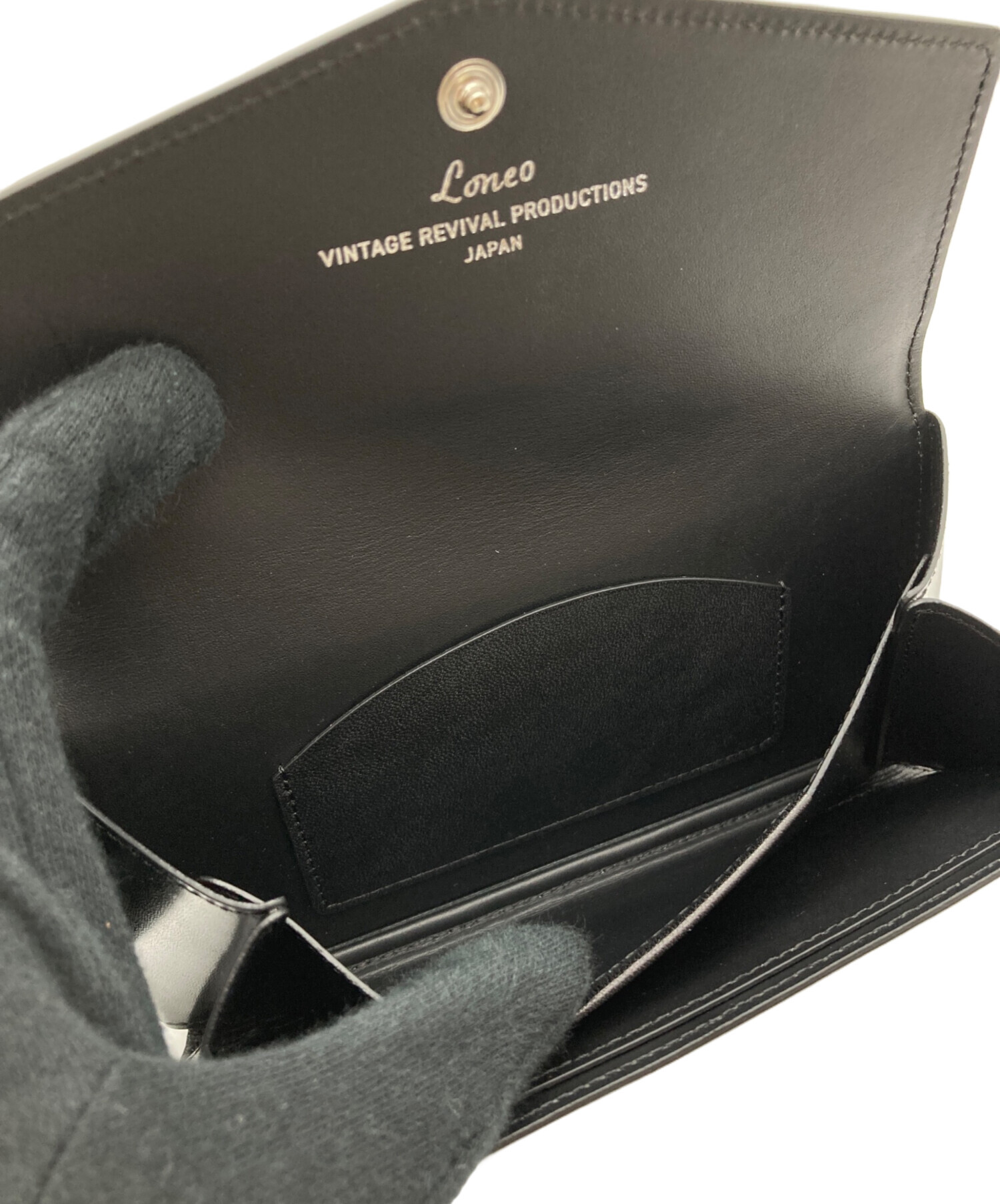中古・古着通販】loneo (ロネオ) 長財布 ブラック｜ブランド・古着通販