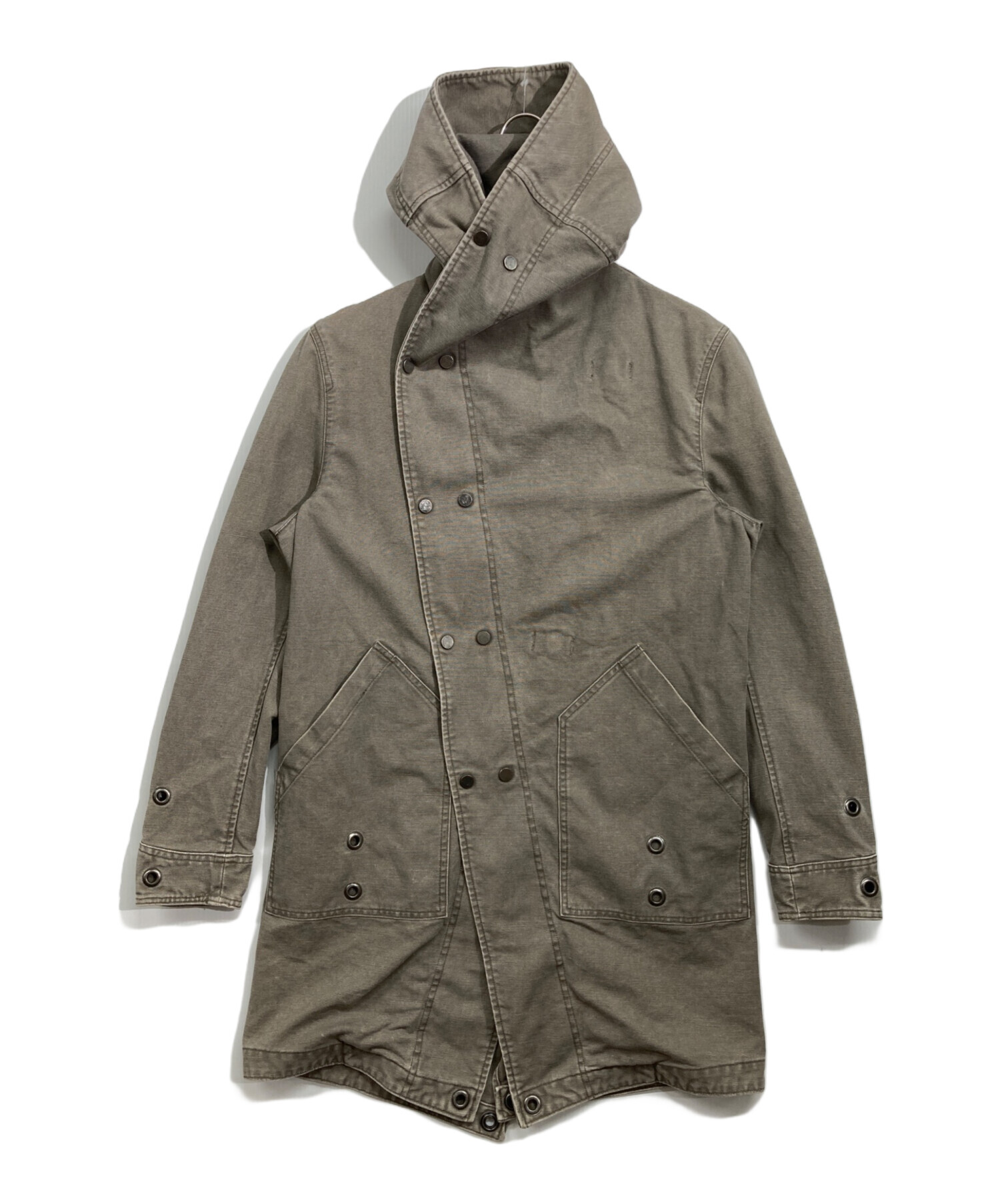 美USED】Junhashimoto WRAP COAT ジュンハシモト カシミヤラップコート