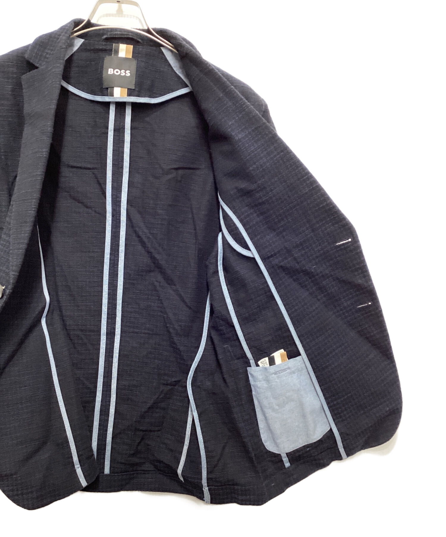 中古・古着通販】BOSS (ボス) テーラードジャケット ネイビー サイズ