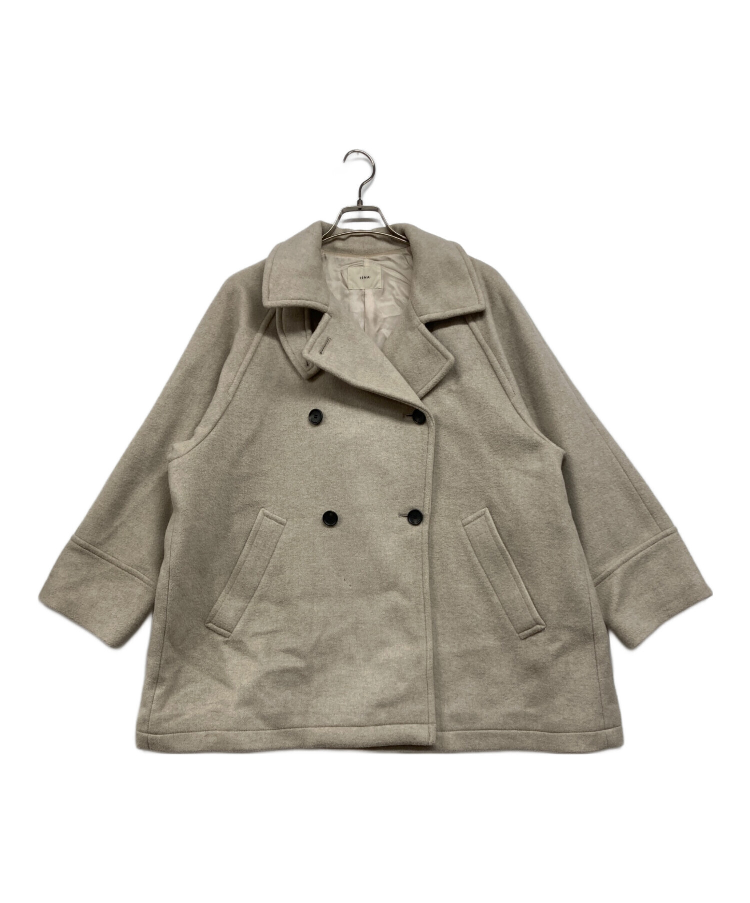 中古・古着通販】IENA (イエナ) 二重織シャルム オーバーコートカラー
