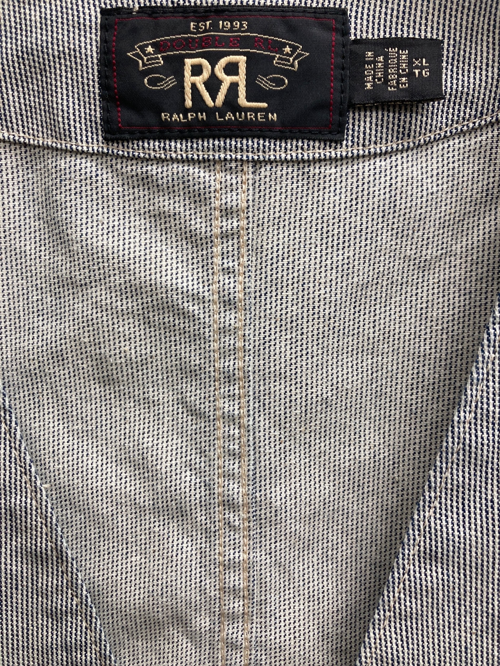 中古・古着通販】RRL (ダブルアールエル) コットンワークベスト ブルー