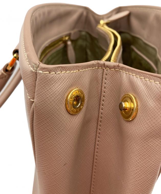 中古・古着通販】PRADA (プラダ) サフィアーノレザーハンドバッグ