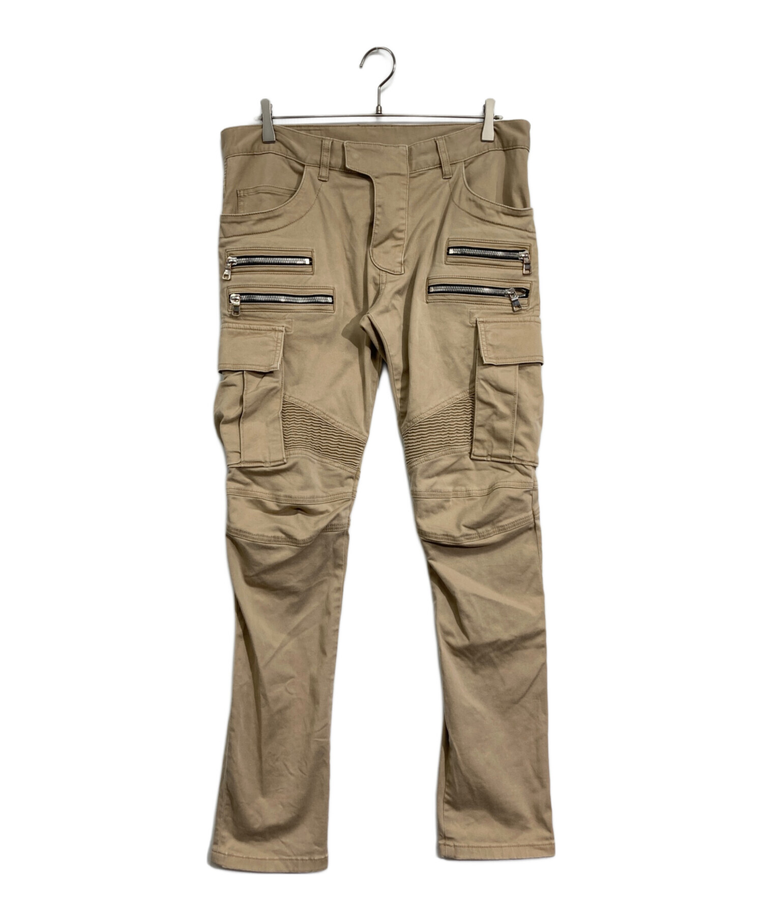 BALMAIN バルマン カーゴパンツ 中古・古着通販】BALMAIN (バルマン) バイカーカーゴロングパンツ