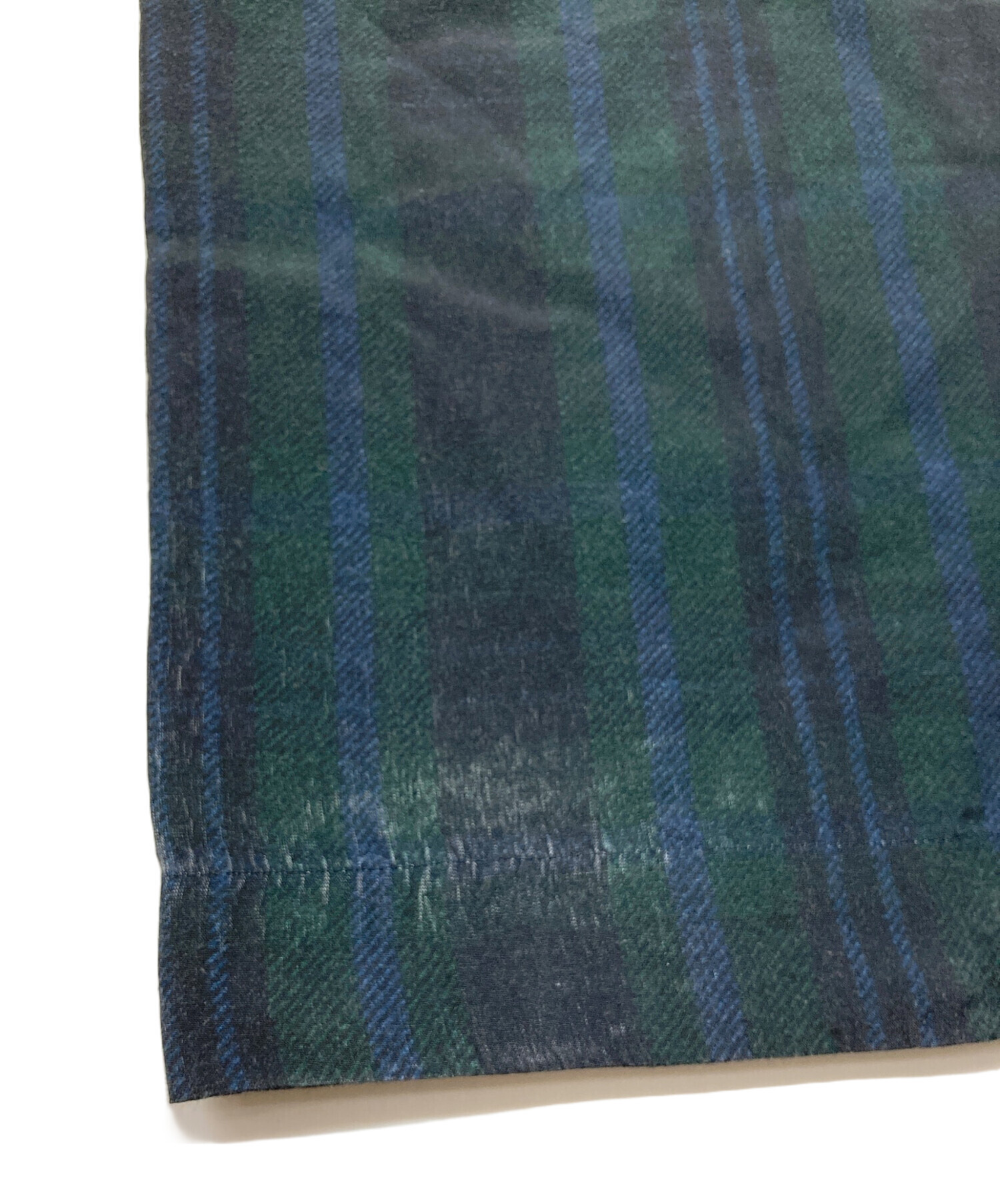 中古・古着通販】sacai (サカイ) Plaid Pants グリーン サイズ:1
