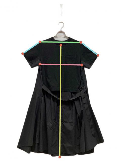 中古・古着通販】sacai (サカイ) Cotton Poplin x Cotton Jersey Dress