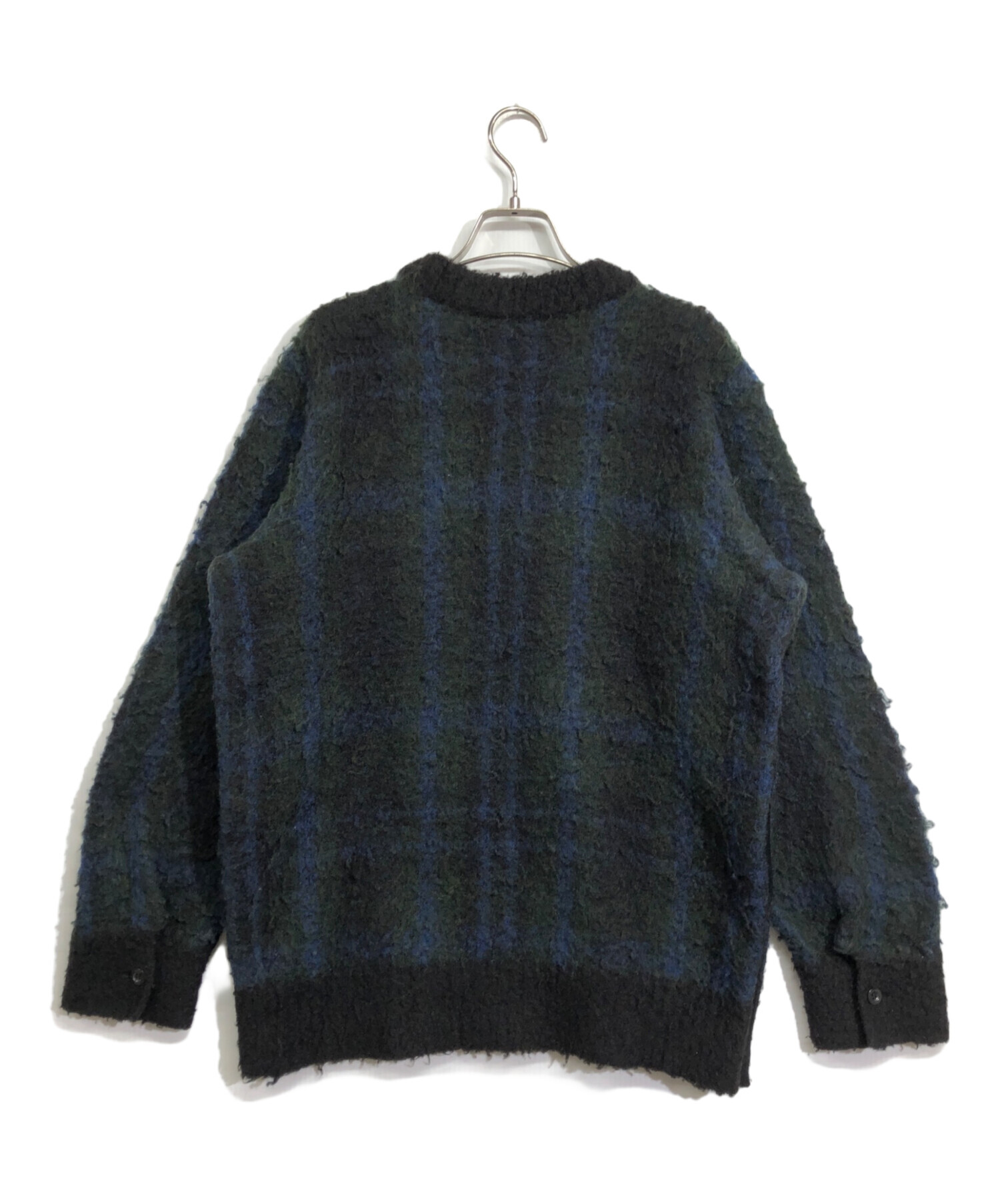 Sacai Plaid Knit Sweater Sacai サカイ Plaid Knit Pullover サイズ2