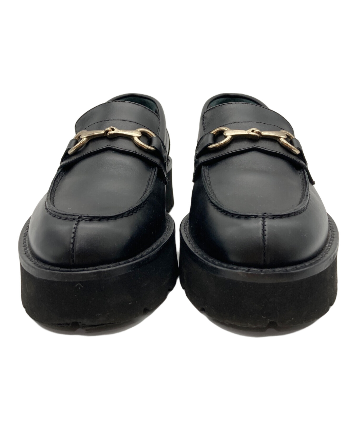 中古・古着通販】PASCUCCI (パスクッチ) ビットローファー ブラック