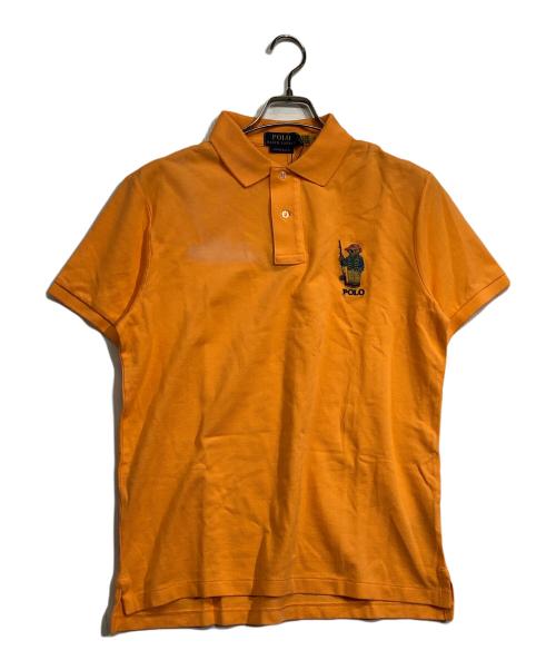 現行タグ【新品タグ付】ポロベア ラルフローレン 刺繍 ポロシャツ L オレンジ 中古・古着通販】POLO RALPH LAUREN (ポロ・ラルフローレン) ポロベア