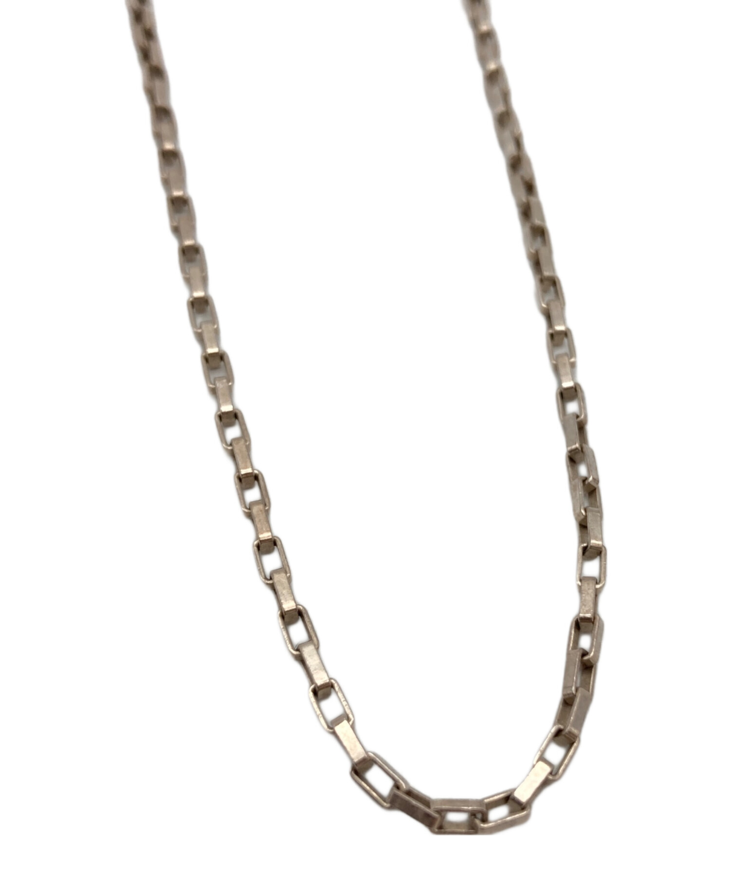 GUCCI グッチ ベネチアン チェーン ネックレス 約51cm 中古・古着通販】GUCCI (グッチ) ベネチアンチェーンシルバー