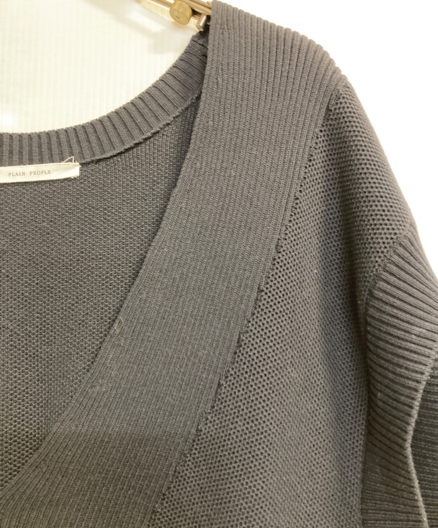 中古・古着通販】PLAIN PEOPLE (プレインピープル) コットンニット