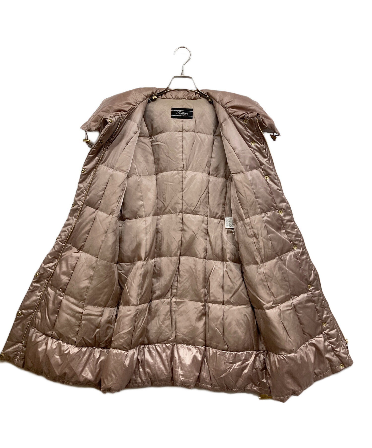 中古・古着通販】LEILIAN (レリアン) ダウンコート ピンク サイズ:9