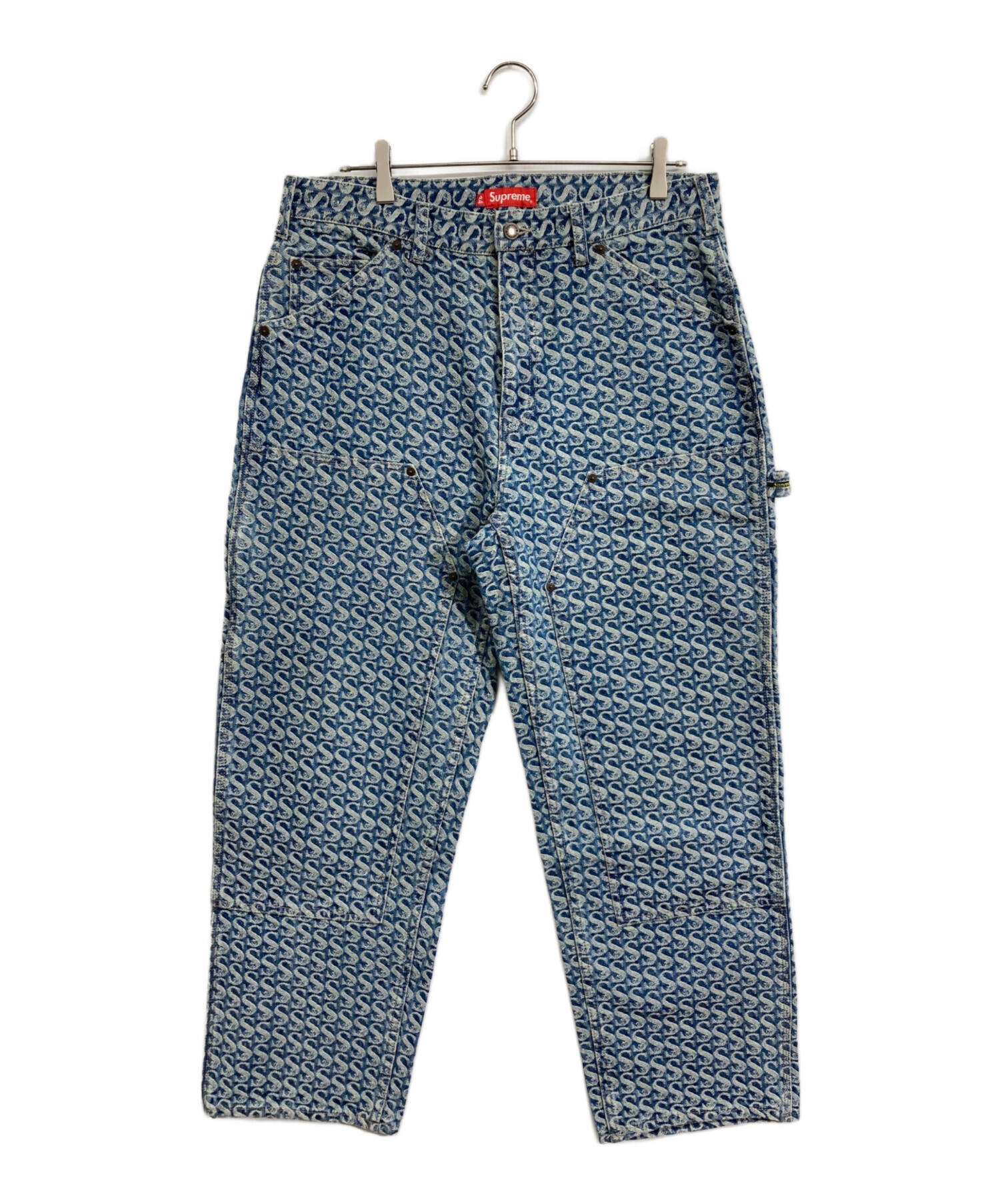 Supreme Monogram Double Knee Denim Painter Pant ? Supreme Monogram