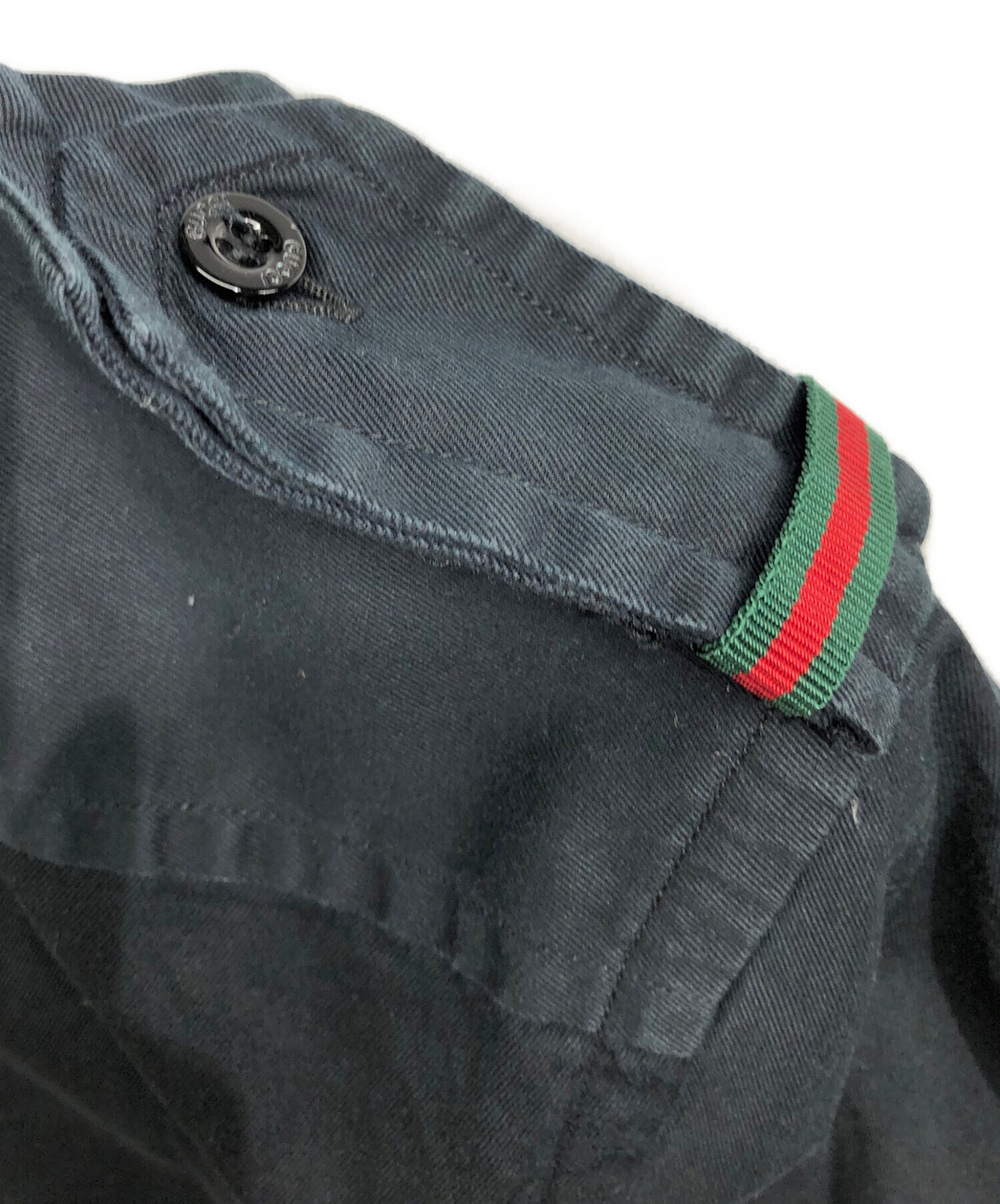 中古・古着通販】GUCCI (グッチ) ウエスタンシャツ ネイビー サイズ:38