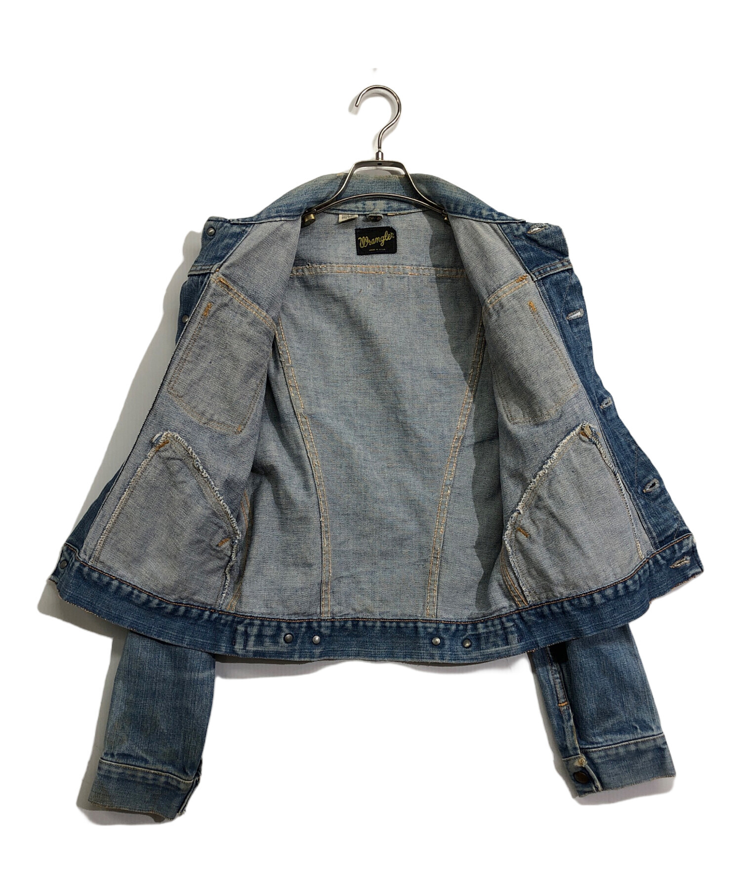 中古・古着通販】Wrangler (ラングラー) デニムジャケット ブルー