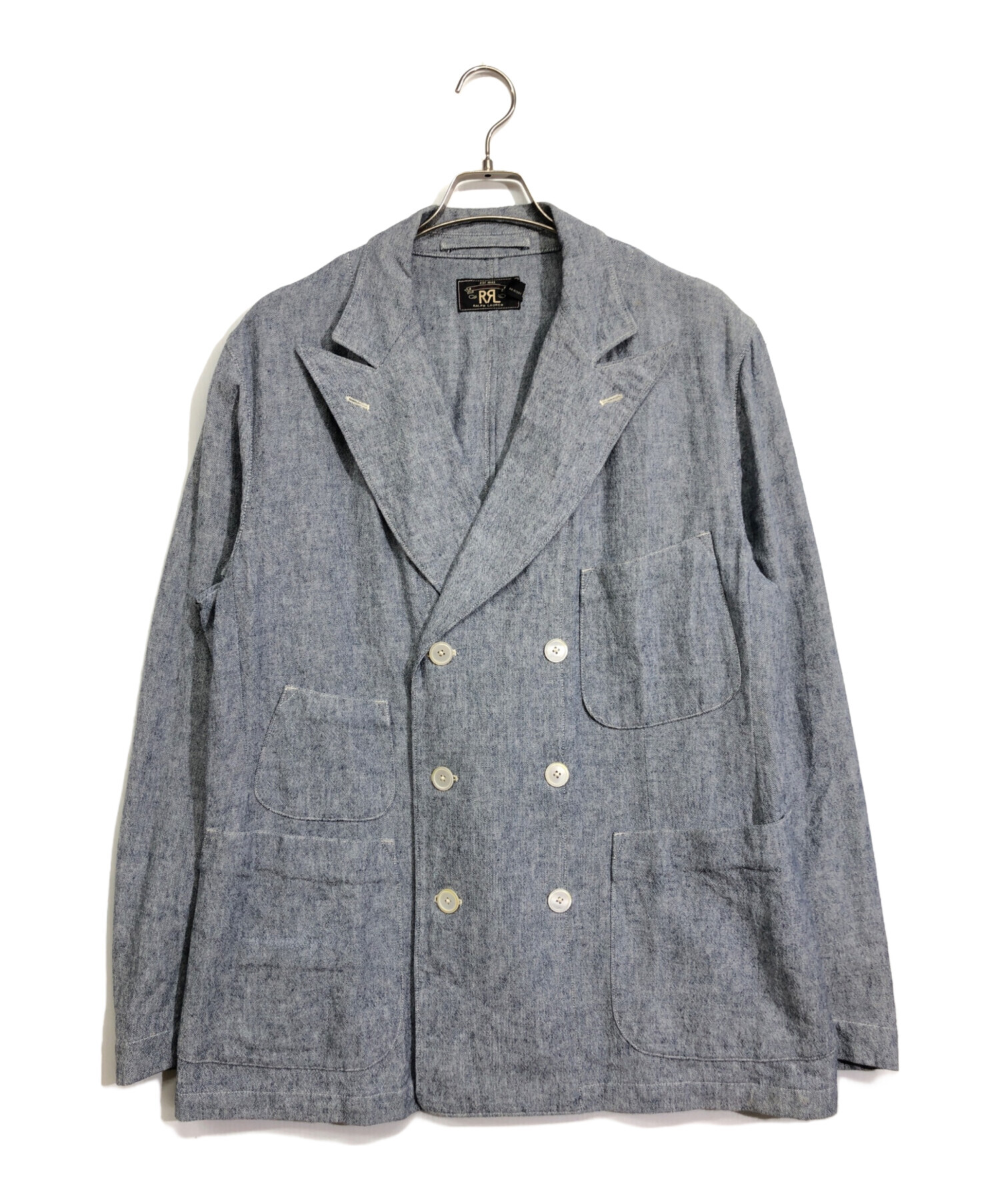 RRL ダブルアールエル チョアジャケット リネン混 黒系 S～Mサイズ相当 RRL ダブルアールエル チョアジャケット リネン混 黒系 S～Mサイズ相当