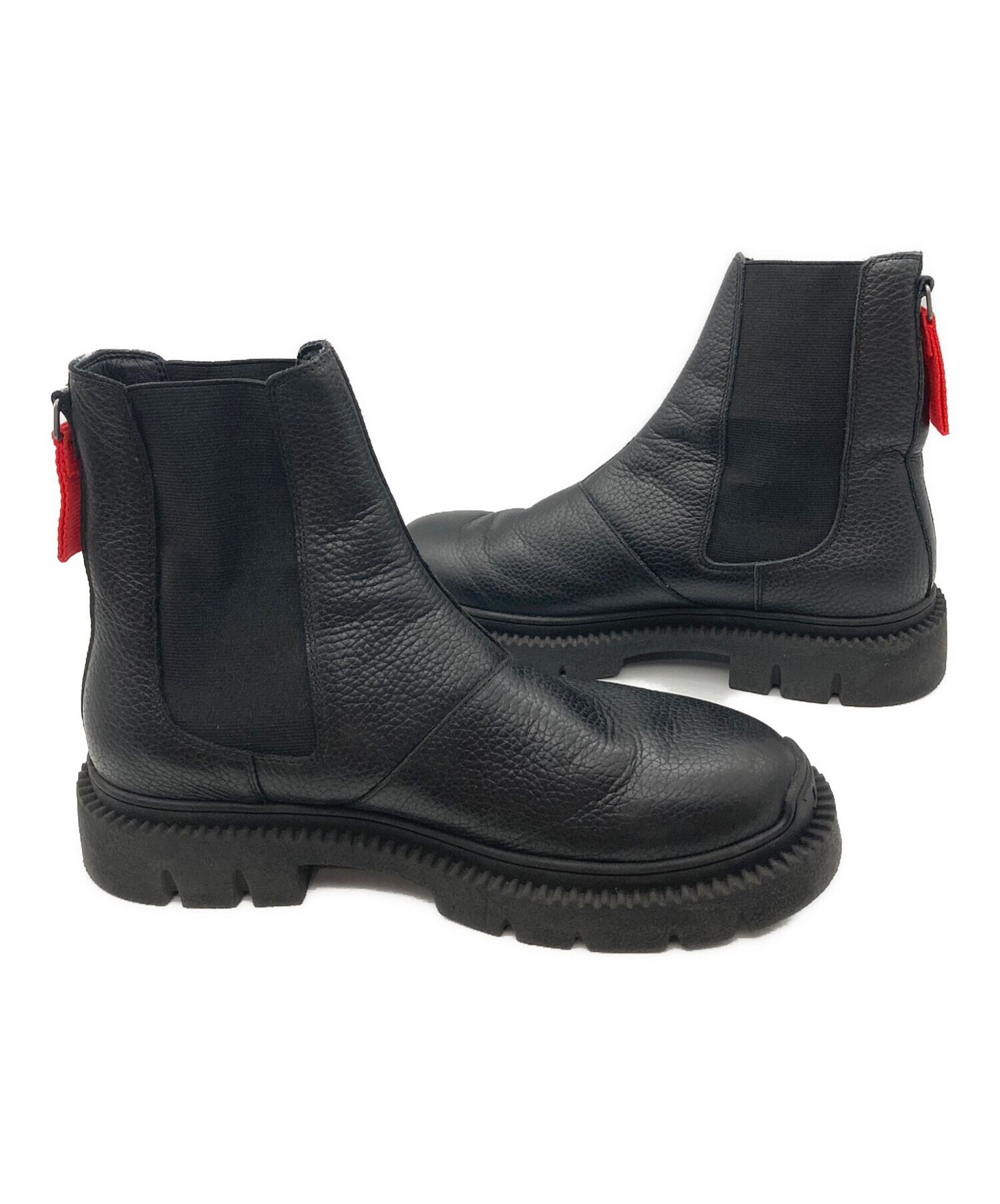 中古・古着通販】DIESEL (ディーゼル) カウレザーサイドゴアブーツ