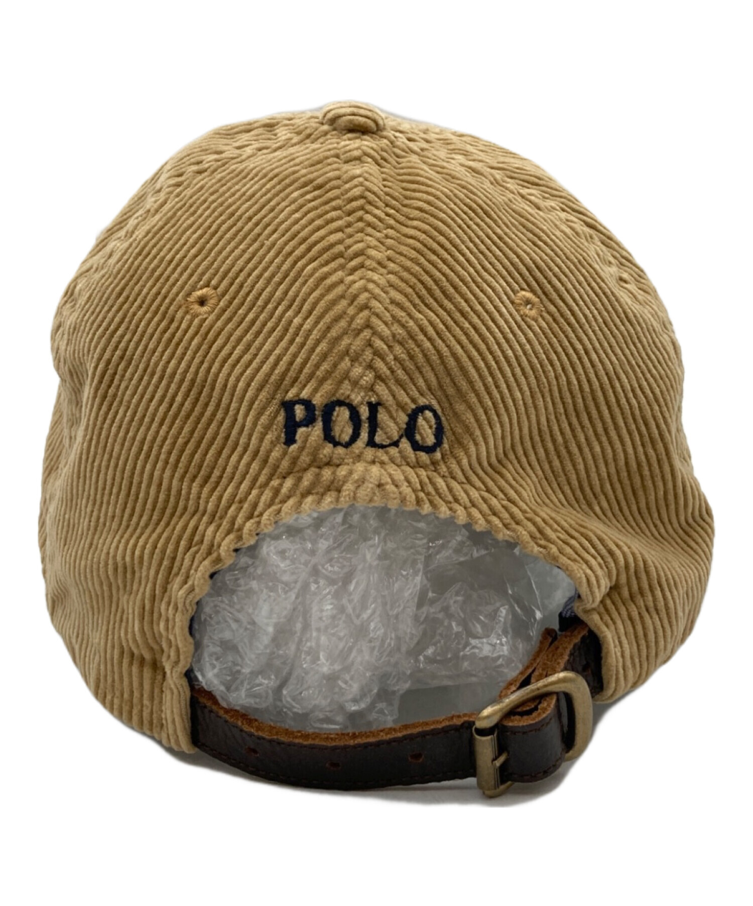 Ralph Lauren キャップ コーデュロイ ベージュ　ラルフローレン コットン コーデュロイ ボール キャップ