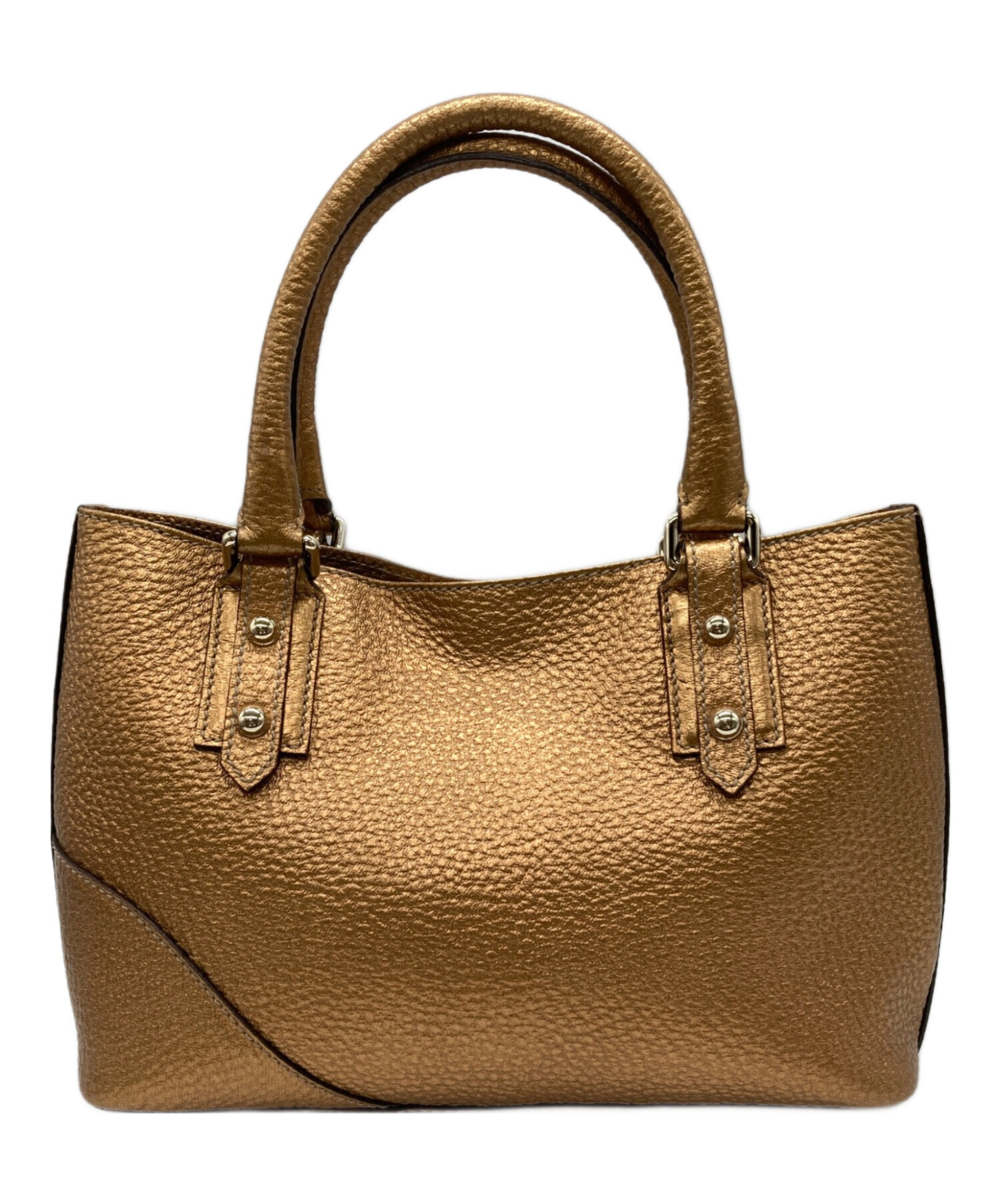 中古・古着通販】GUCCI (グッチ) ハンドバッグ ゴールド｜ブランド