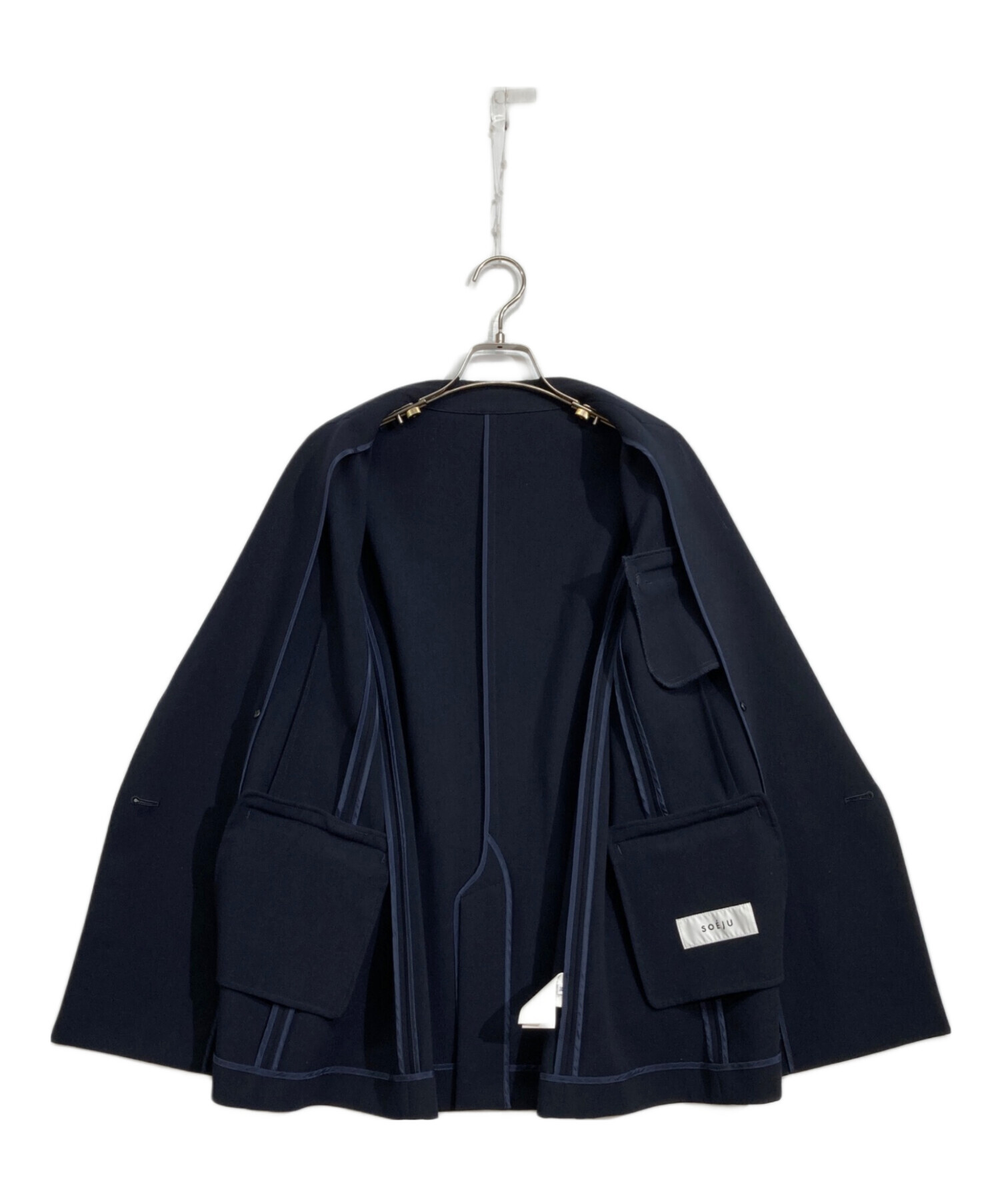 中古・古着通販】SOEJU (ソージュ) ウールライクダブルジャケット