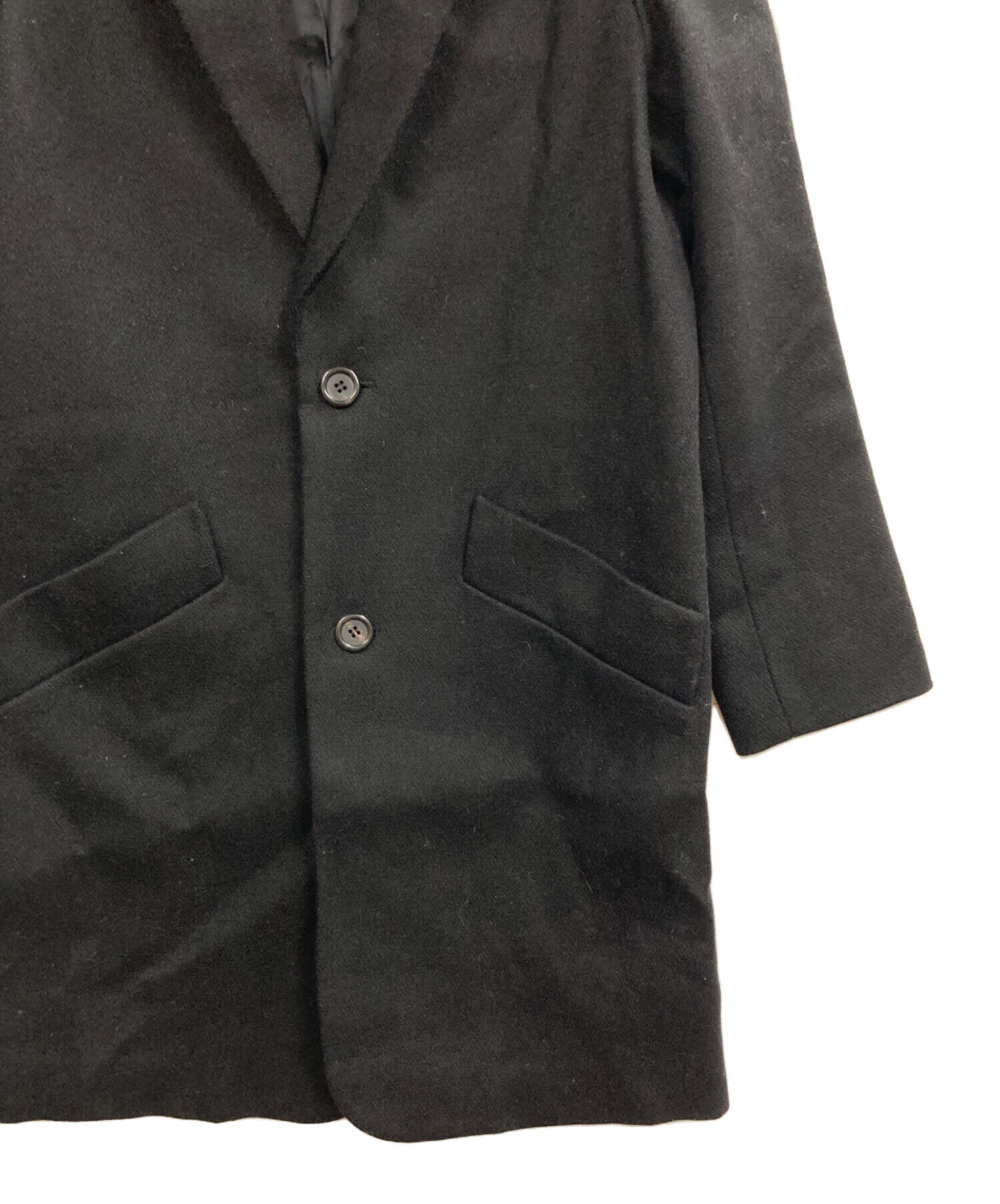 中古・古着通販】A.P.C. (アーペーセー) チェスターコート ブラック