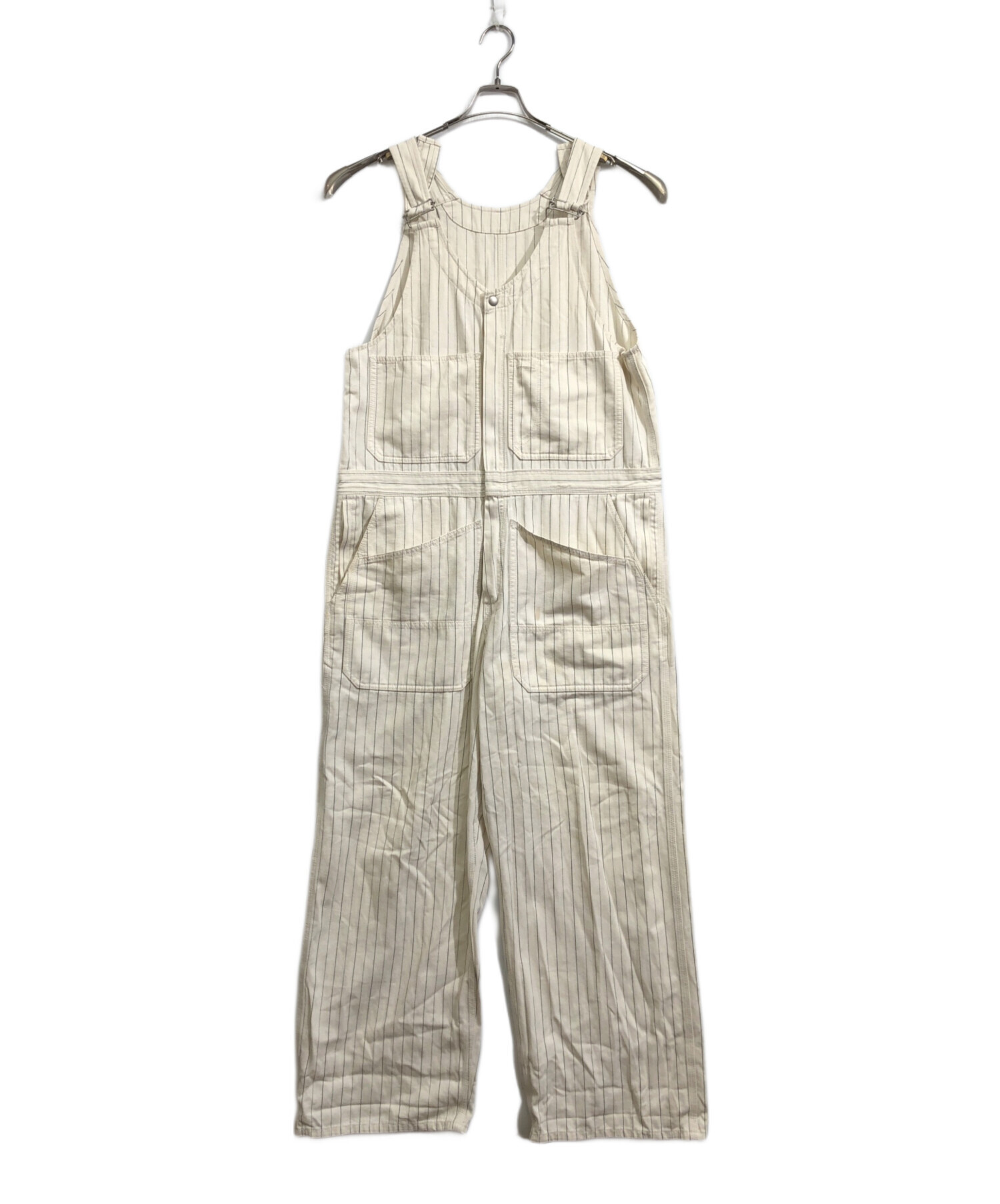 中古・古着通販】BEAMS PLUS (ビームスプラス) WORK OVERALLS ホワイト