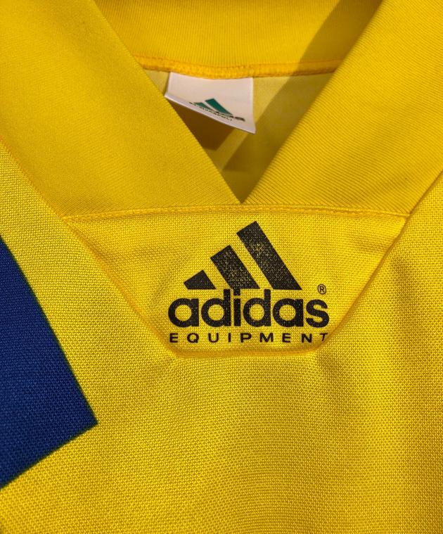 中古・古着通販】adidas (アディダス) ゲームシャツ イエロー サイズ:L