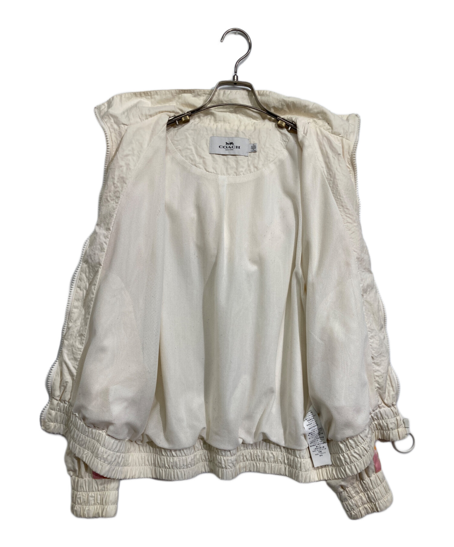 中古・古着通販】COACH (コーチ) ウインドブレーカー ベージュ サイズ