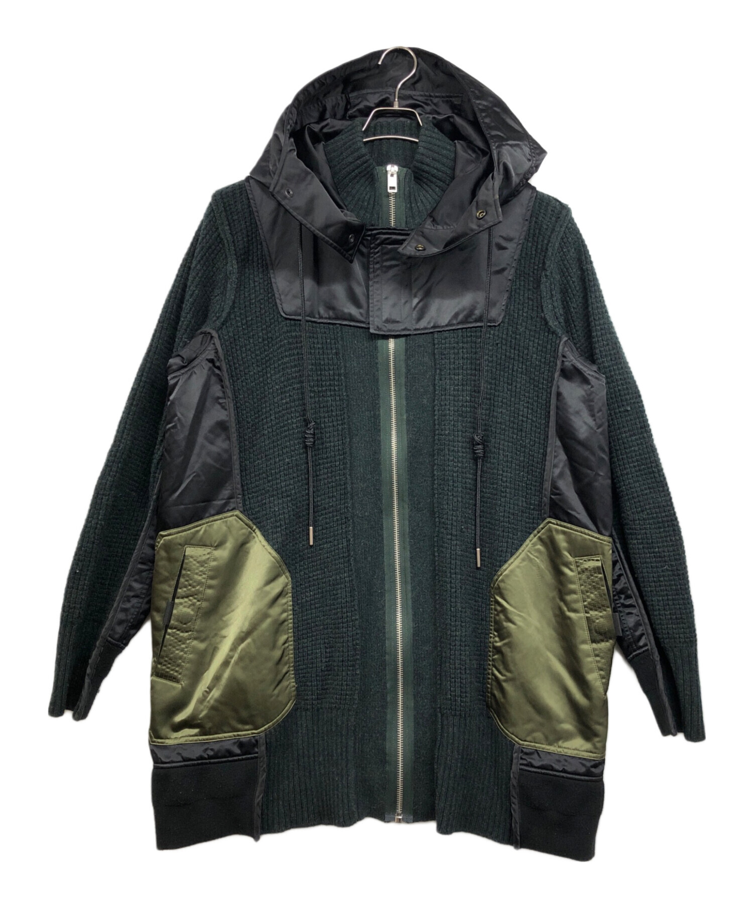 DIESEL ドッキングコート MA-1 中古・古着通販】DIESEL (ディーゼル) MA-1ドッキングニットコート