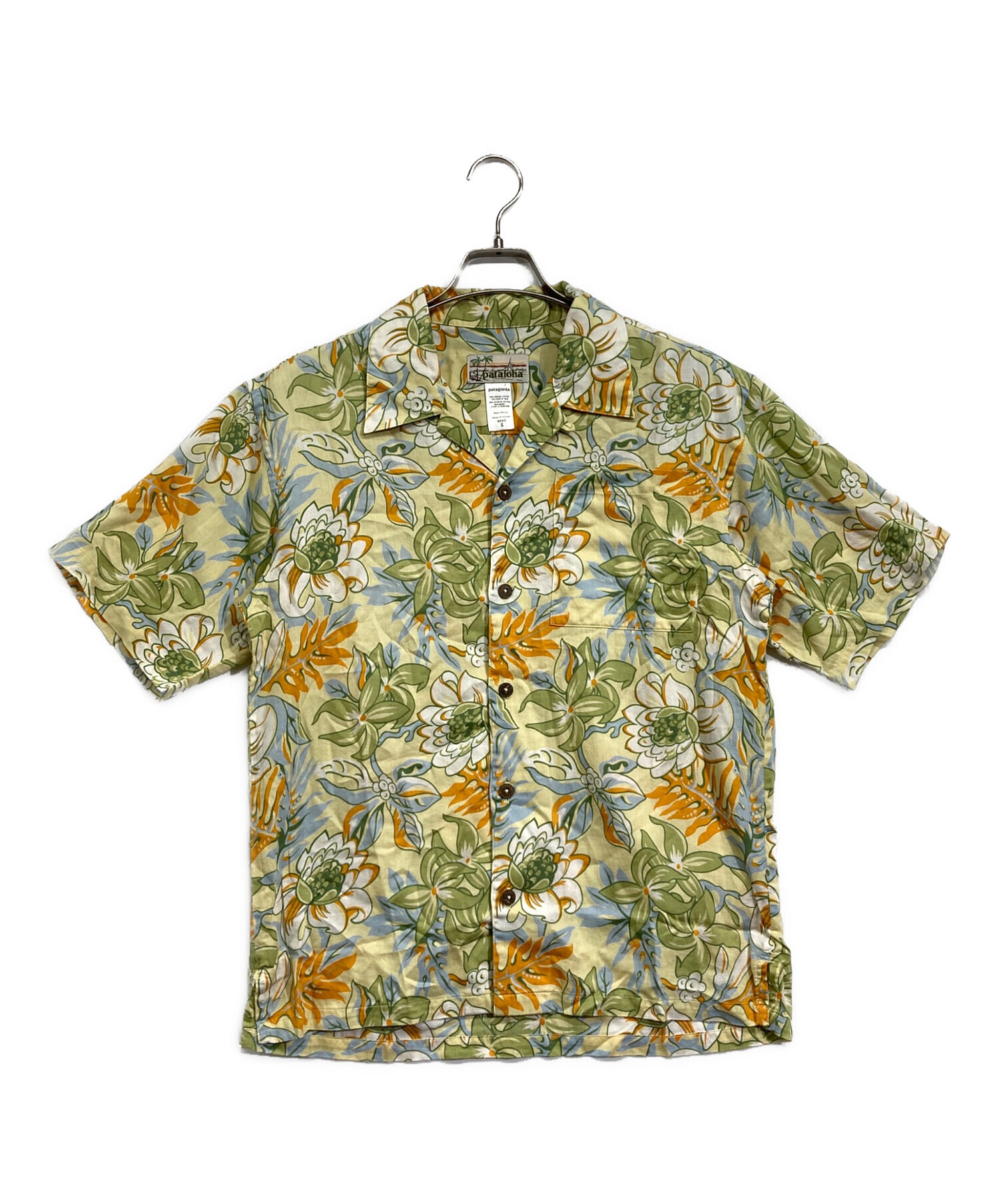 中古・古着通販】pataloha (パタロハ) アロハシャツ イエロー×グリーン
