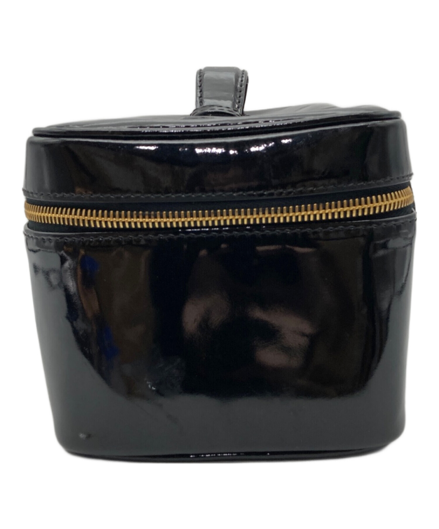 CHANELエナメルバニティバック 中古・古着通販】CHANEL (シャネル) ココマークエナメルバニティバッグ