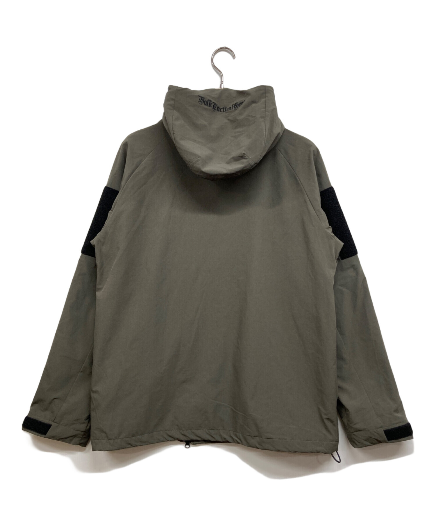 ボルクタクティカルギア　フード付きジャケット L 黒/グレー 中古・古着通販】VOLK TACTICAL GEAR (ボルク タクティカル ギア