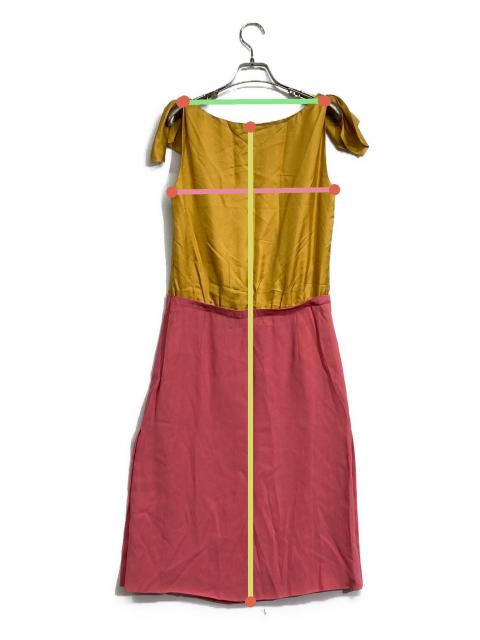 中古・古着通販】MARNI (マルニ) ノースリーブワンピース イエロー