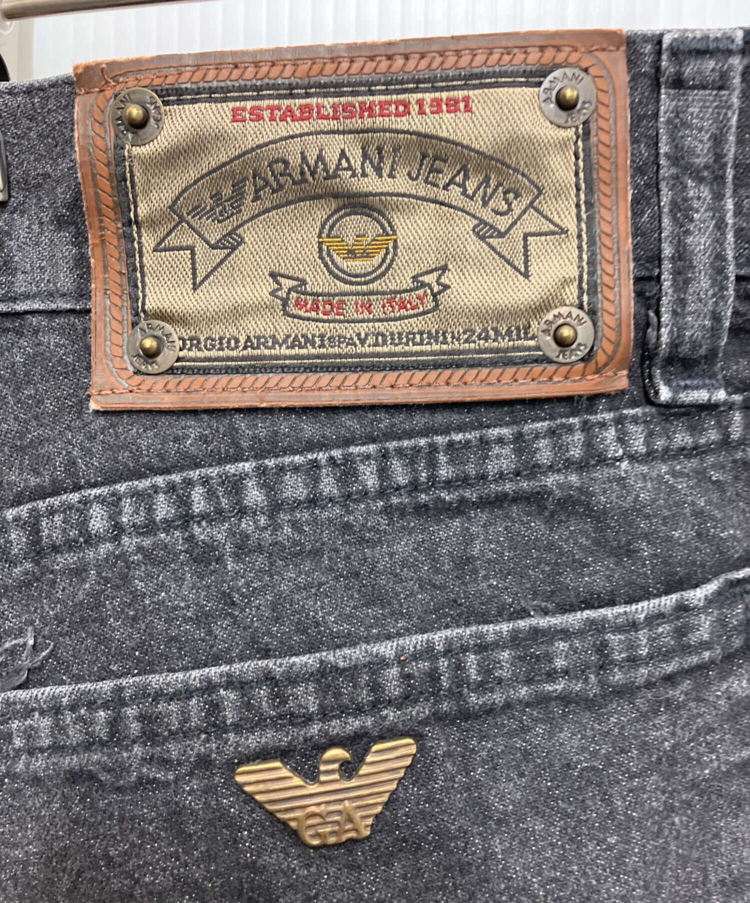 中古・古着通販】ARMANI JEANS (アルマーニジーンズ) バギージーンズ 