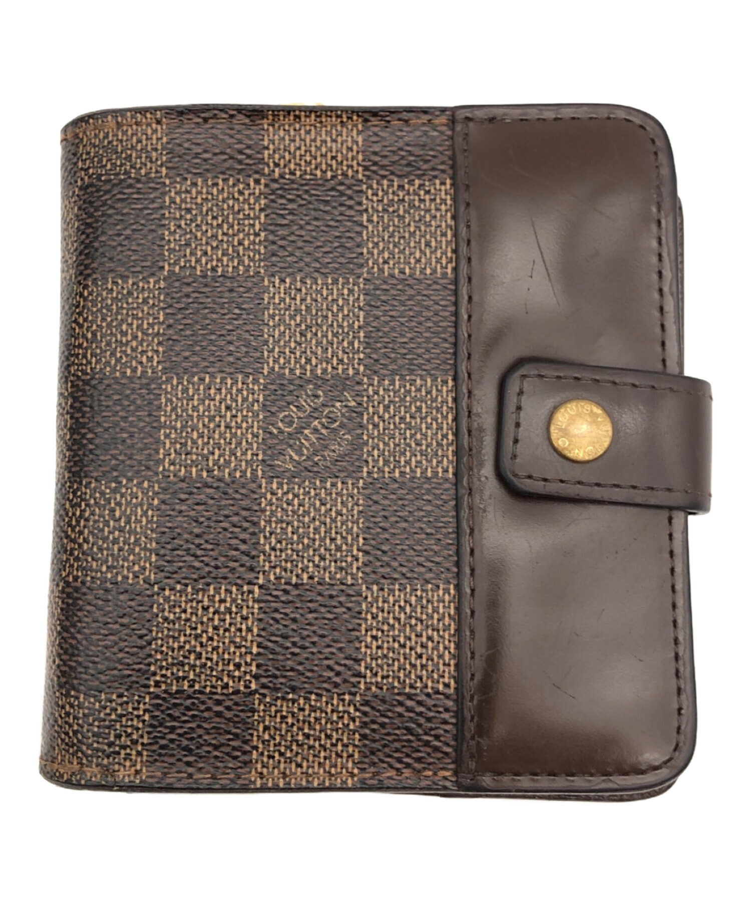 希少！新規未入荷！正規品保証付きルイヴィトン モノグラム コンパクトジップ 中古・古着通販】LOUIS VUITTON (ルイ ヴィトン) コンパクトジップ