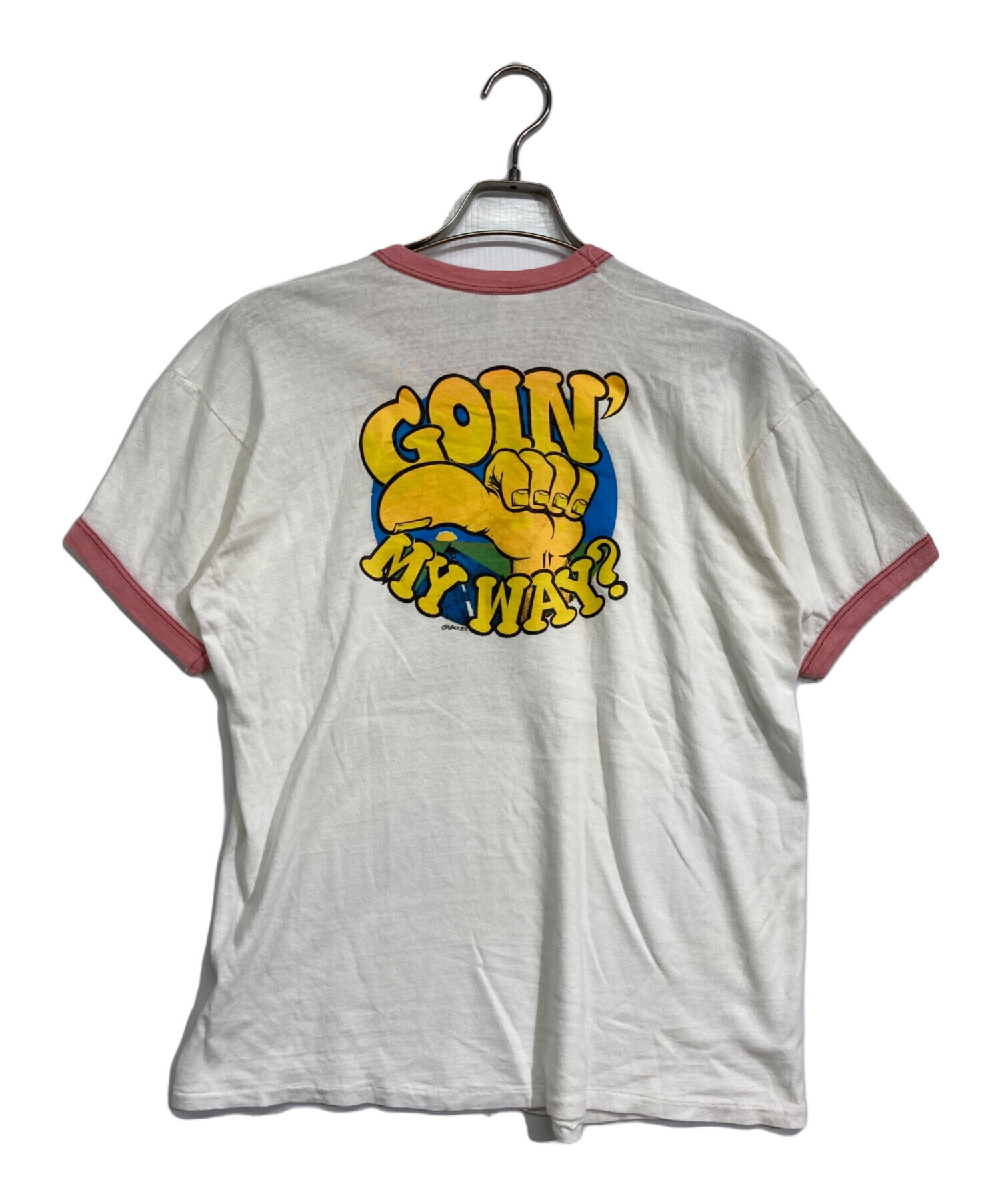 RUSSELL ATHLETIC / リンガーTシャツ/L/コットン/GRY 中古・古着通販】RUSSELL ATHLETIC (ラッセルアスレチック) リンガーT