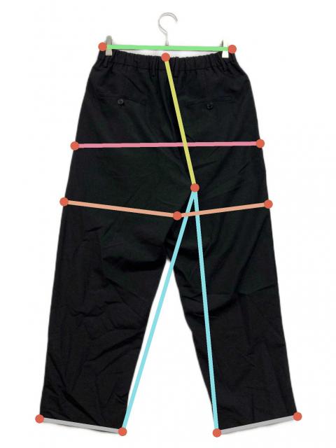 中古・古着通販】Supreme (シュプリーム) PLEATED TROUSER ブラック