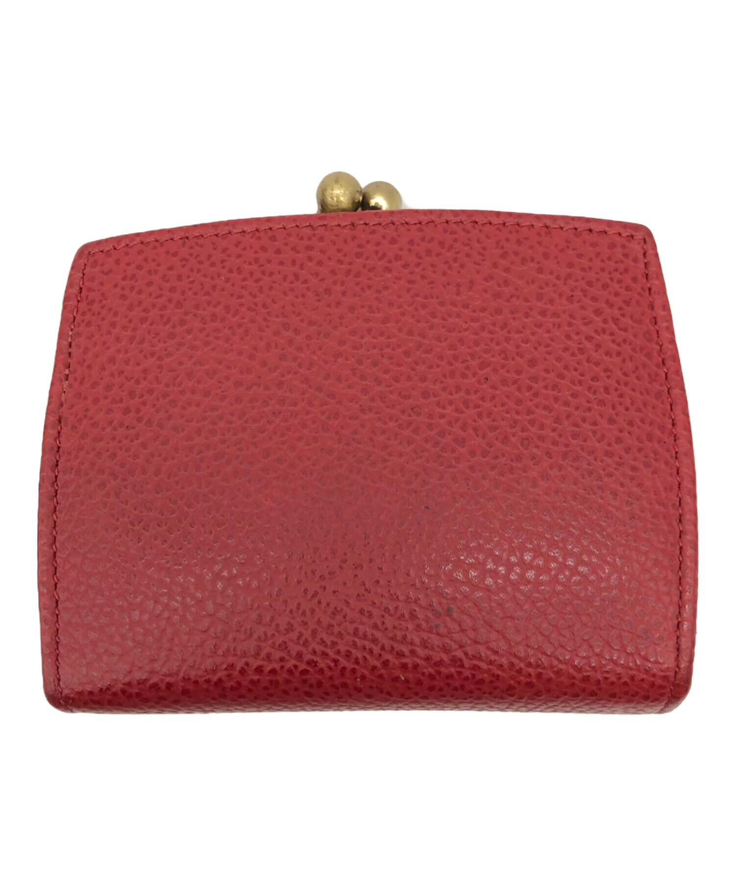 中古・古着通販】COACH (コーチ) がま口コインケース レッド｜ブランド