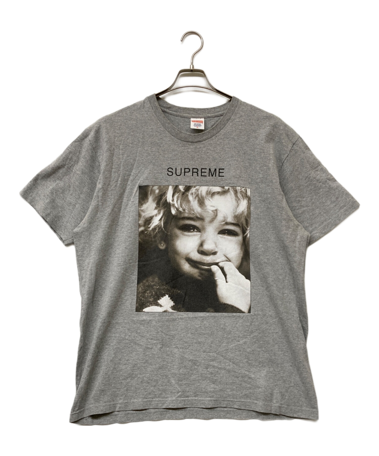 中古・古着通販】SUPREME (シュプリーム) 15AW cry baby tee グレー 