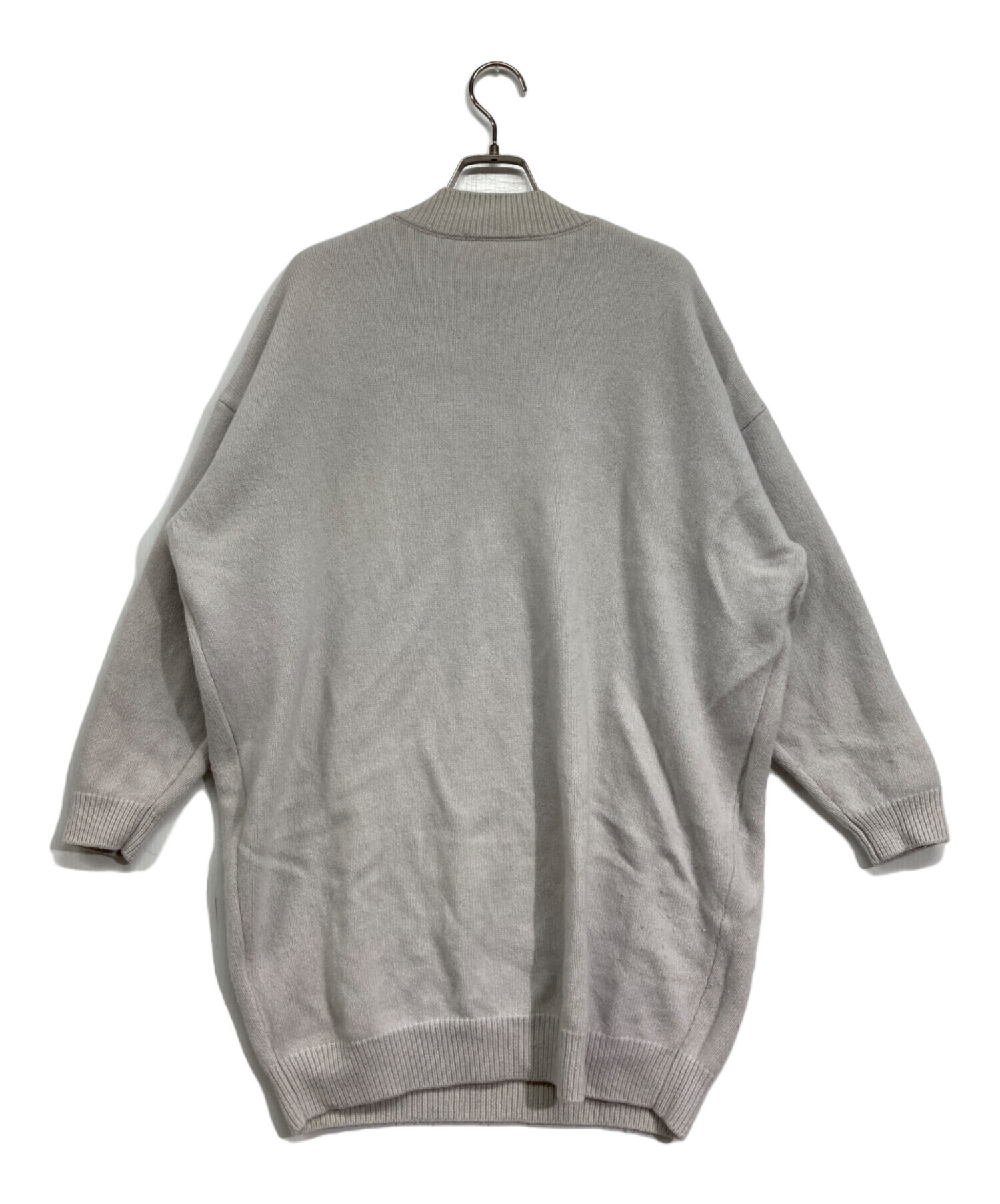 【ENFOLD】24AW　新品タグ付き　ＢＵＭＰＹ　ＰＵＬＬＯＶＥＲ　38グレー CROPPED HOODED PULLOVER｜38｜BLK｜KNIT WEAR｜|ENFÖLD OFFICIAL