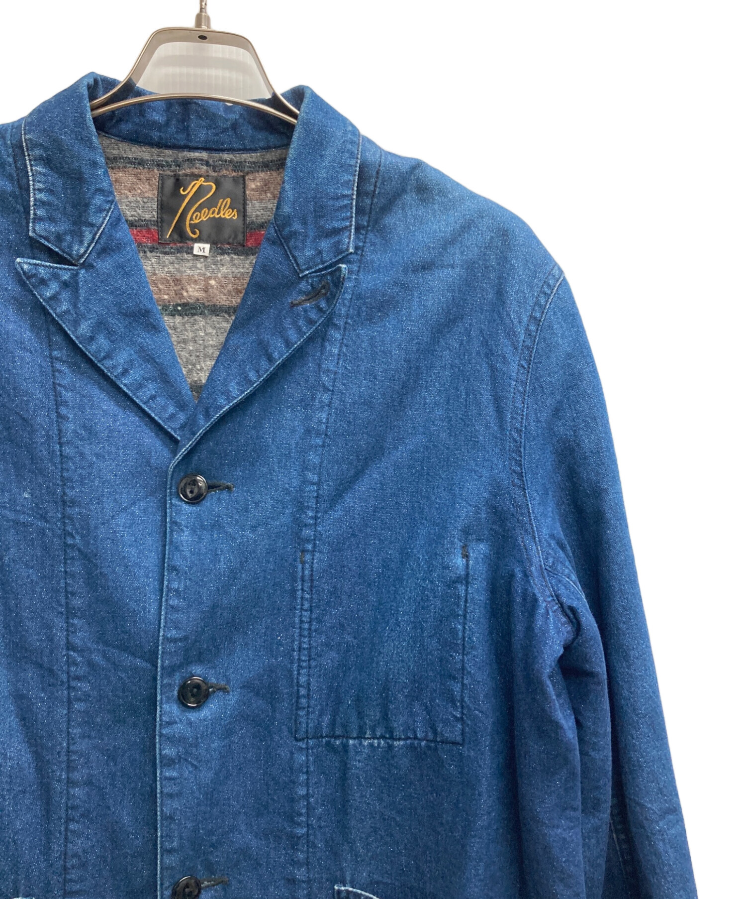 中古・古着通販】Needles (ニードルズ) デニムテーラードジャケット