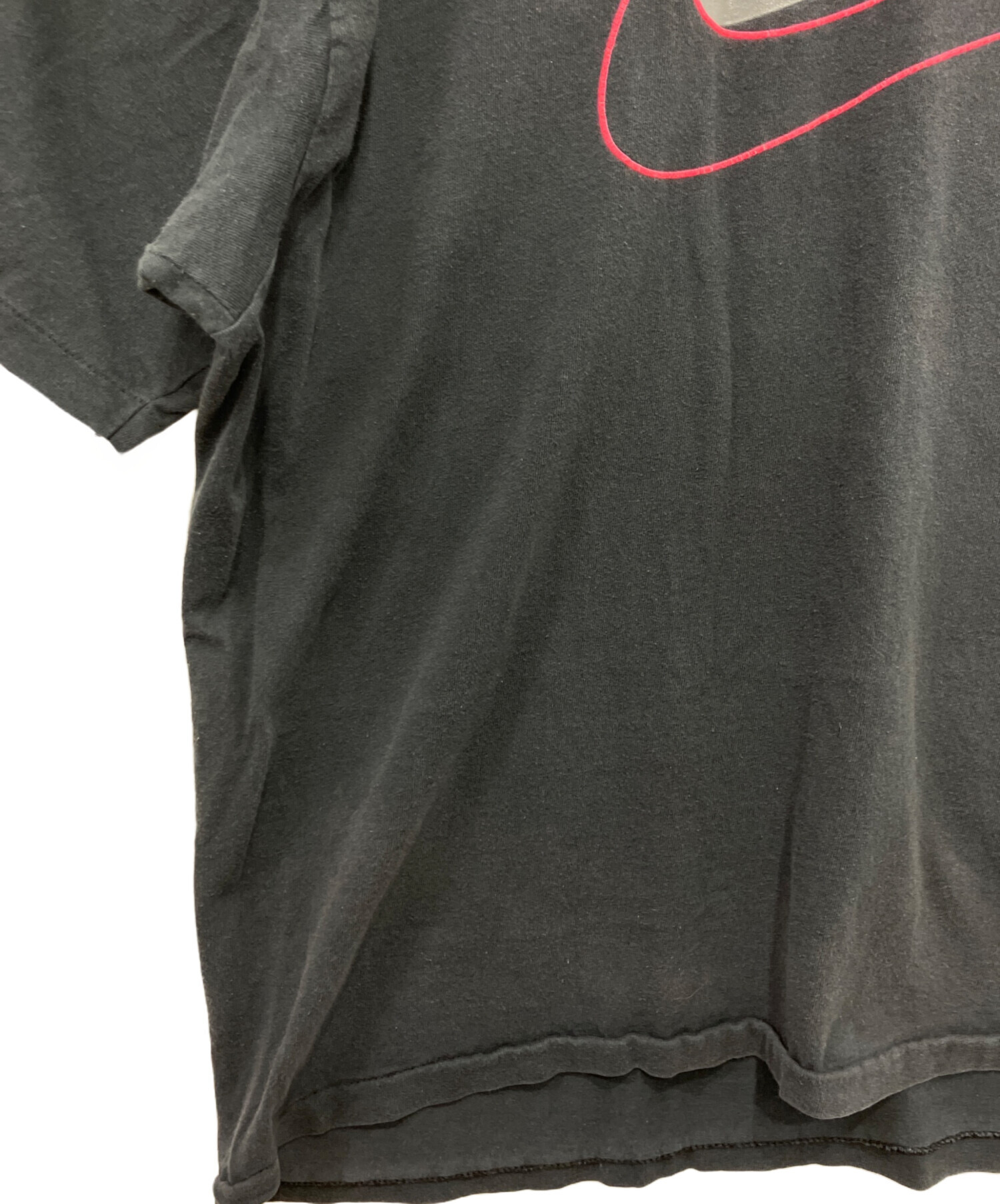中古・古着通販】NIKE (ナイキ) オールドロゴプリントTシャツ ブラック