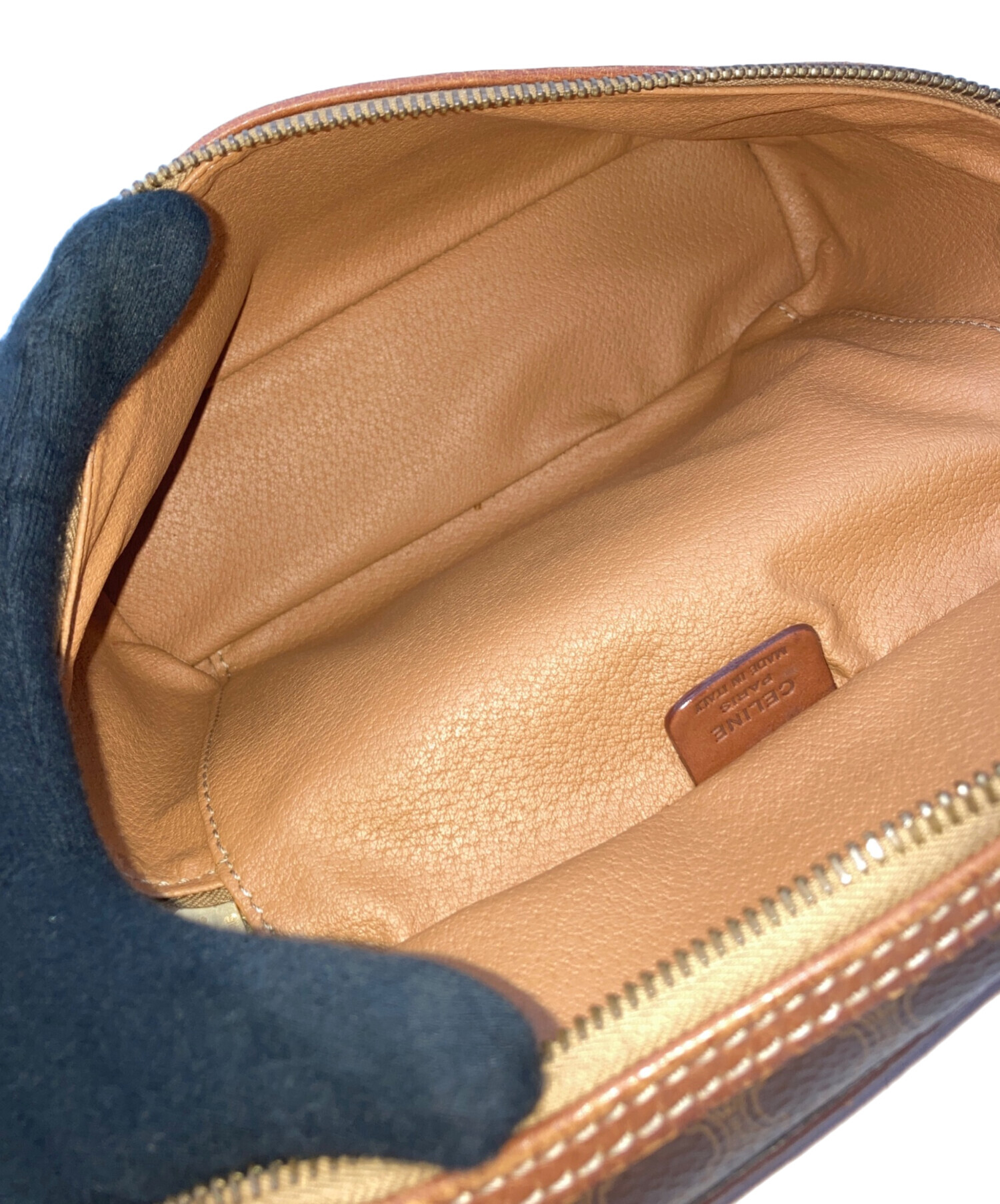 中古・古着通販】CELINE (セリーヌ) バニティポーチ ブラウン