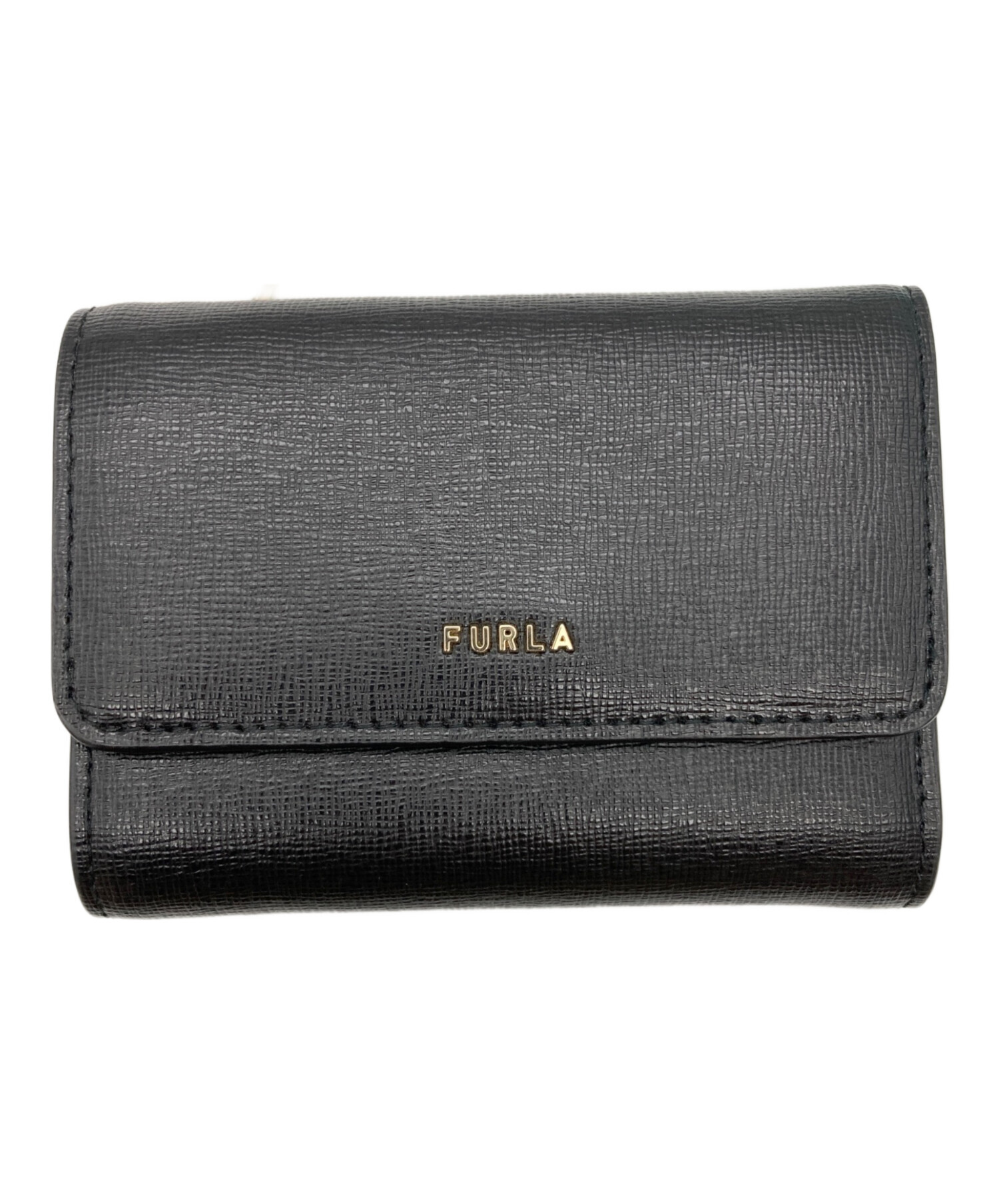 中古・古着通販】FURLA (フルラ) コンパクトウォレット ブラック 
