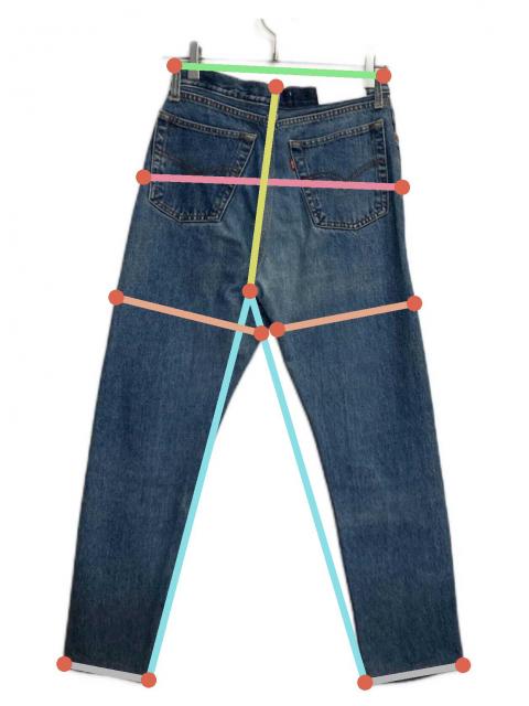 中古・古着通販】RE/DONE (リダン) LEVI'S (リーバイス) デニムパンツ